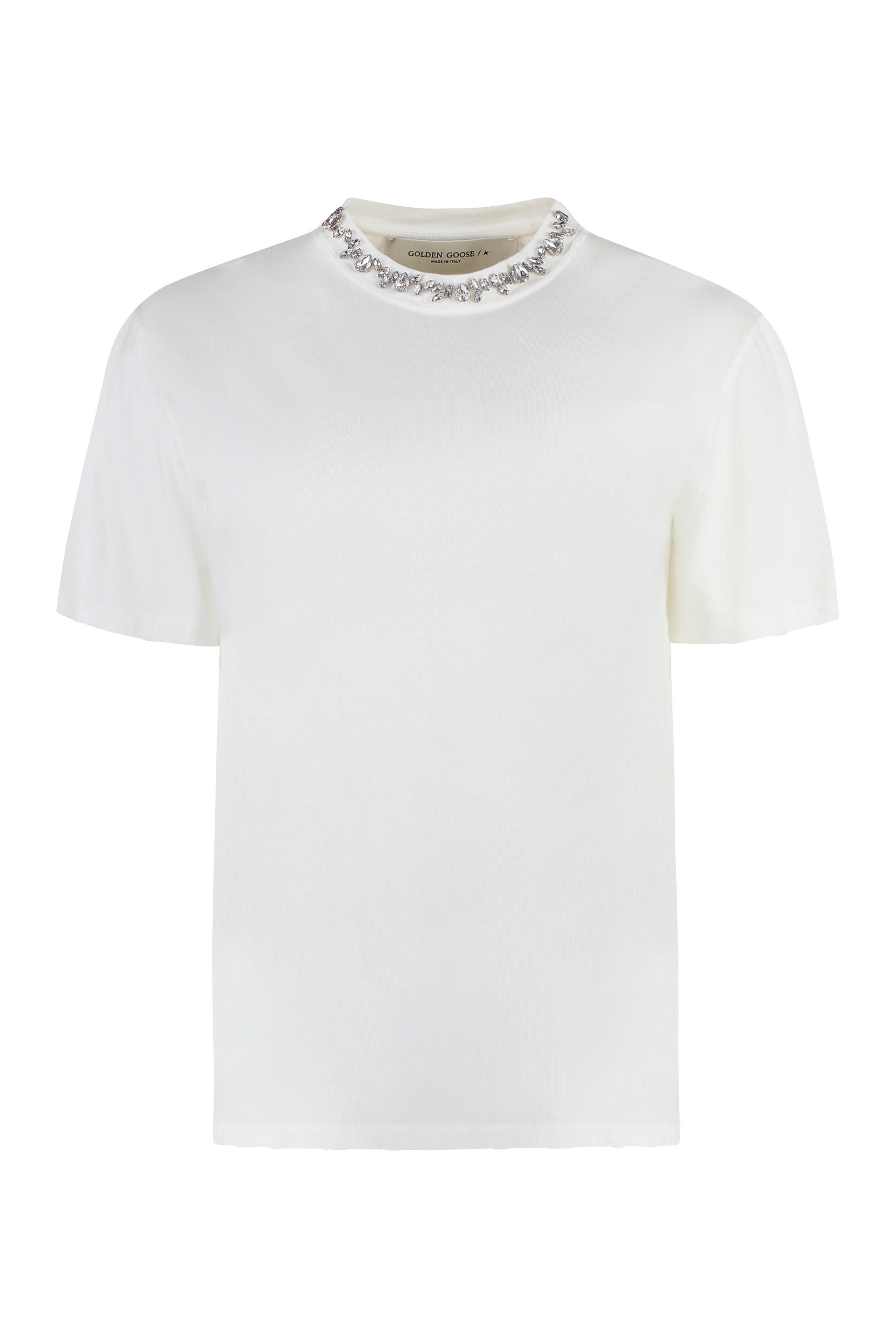 Cotton crew-neck T-shirt