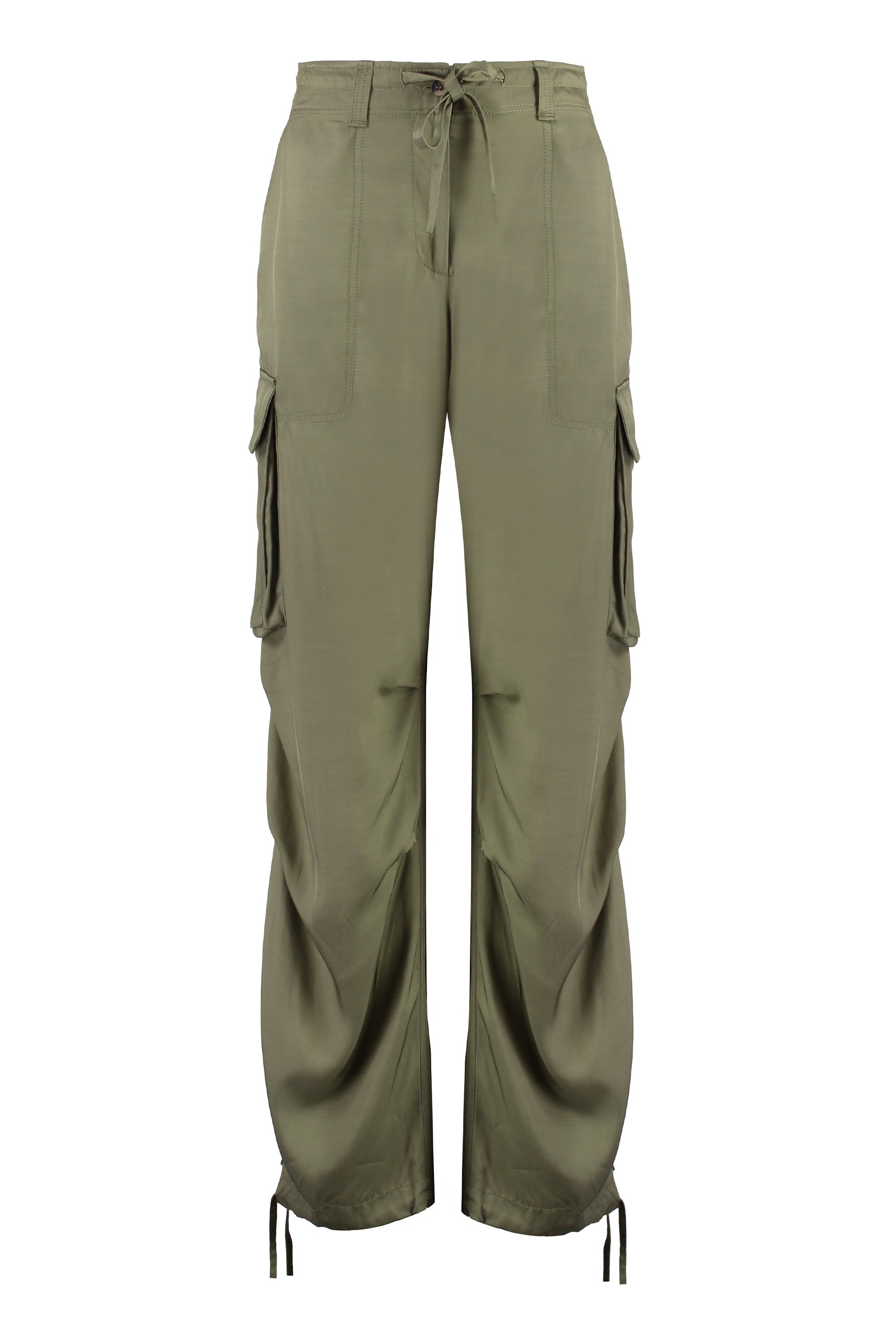 Viscose cargo-trousers