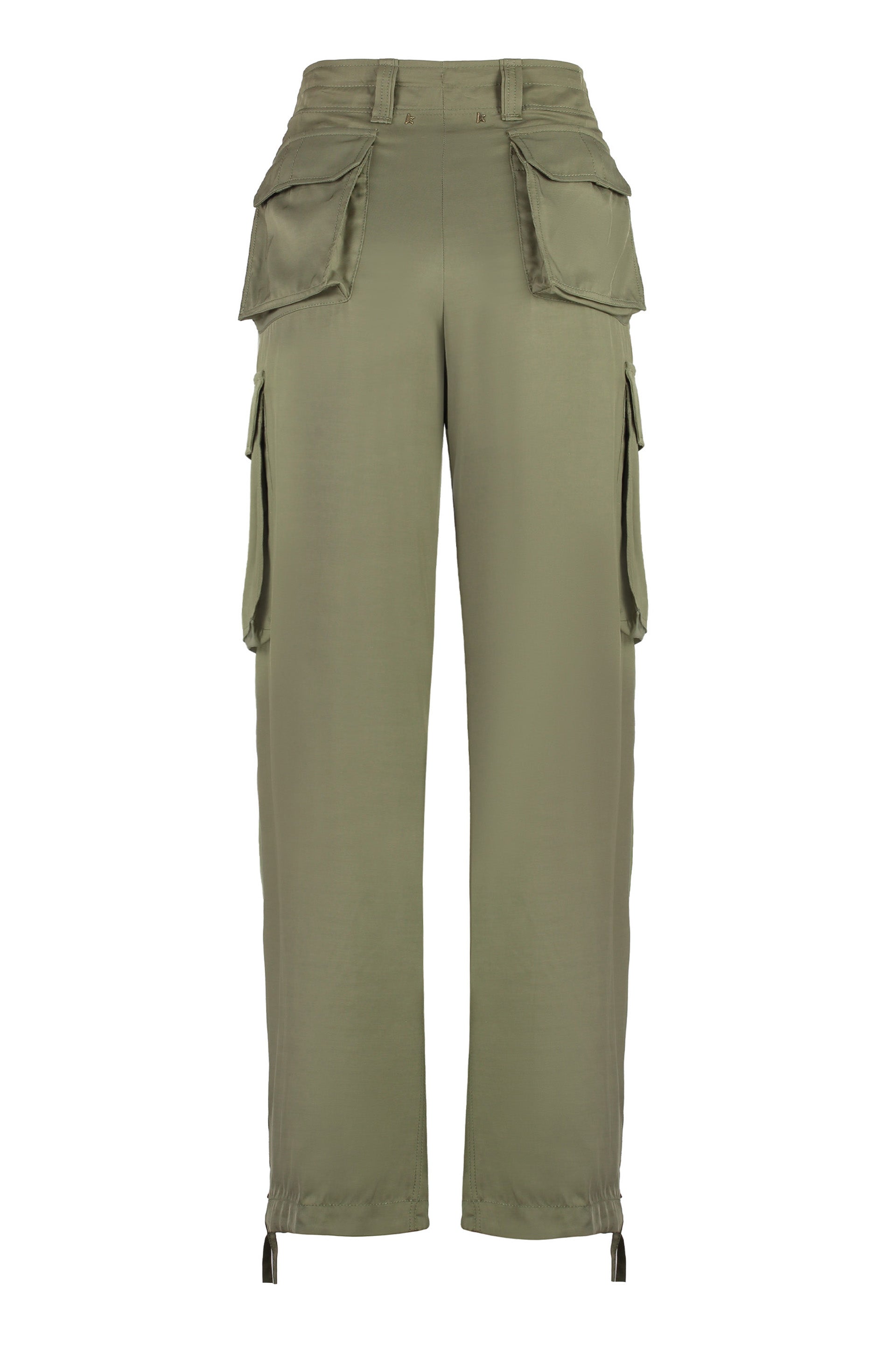 Viscose cargo-trousers