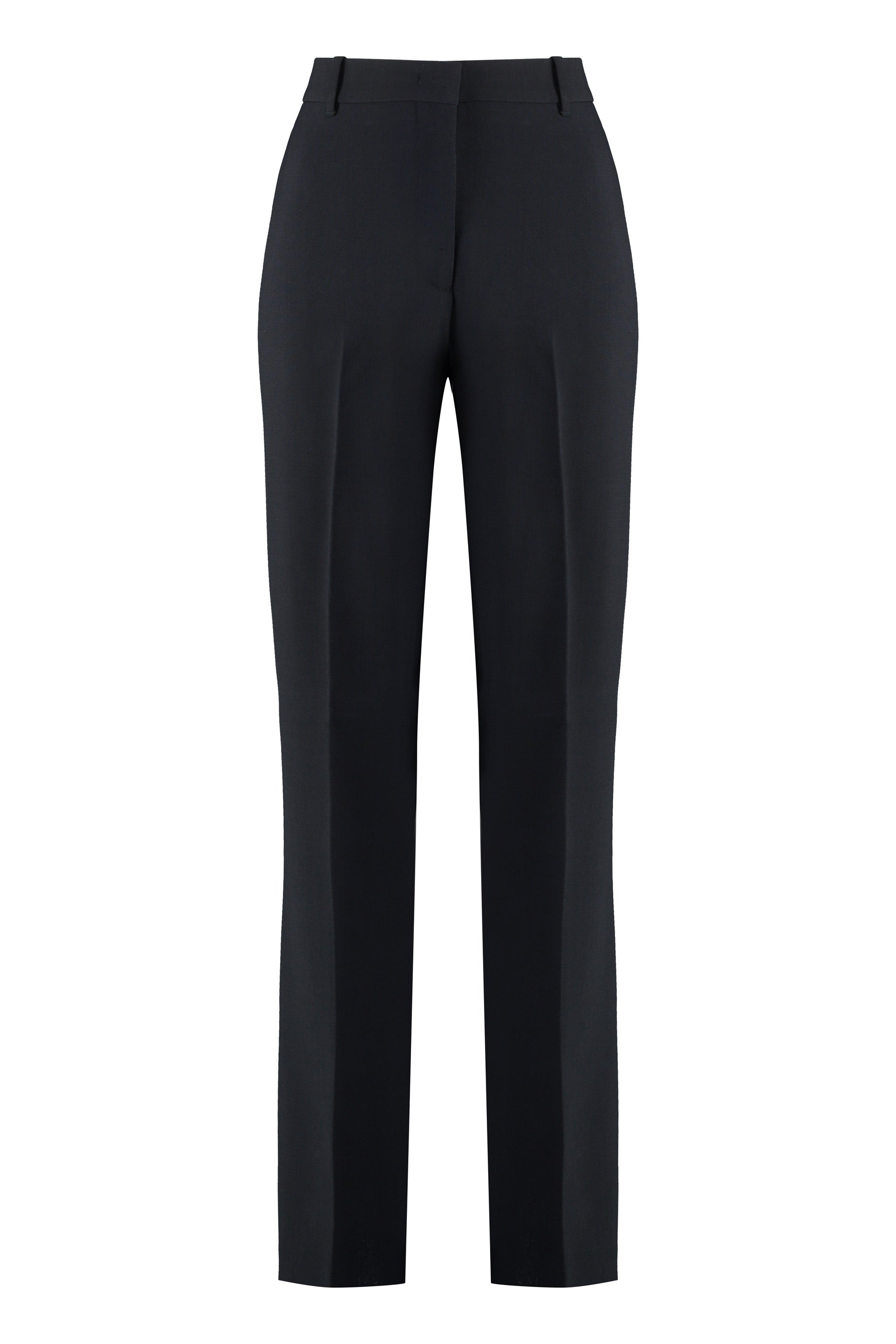 Wool blend trousers