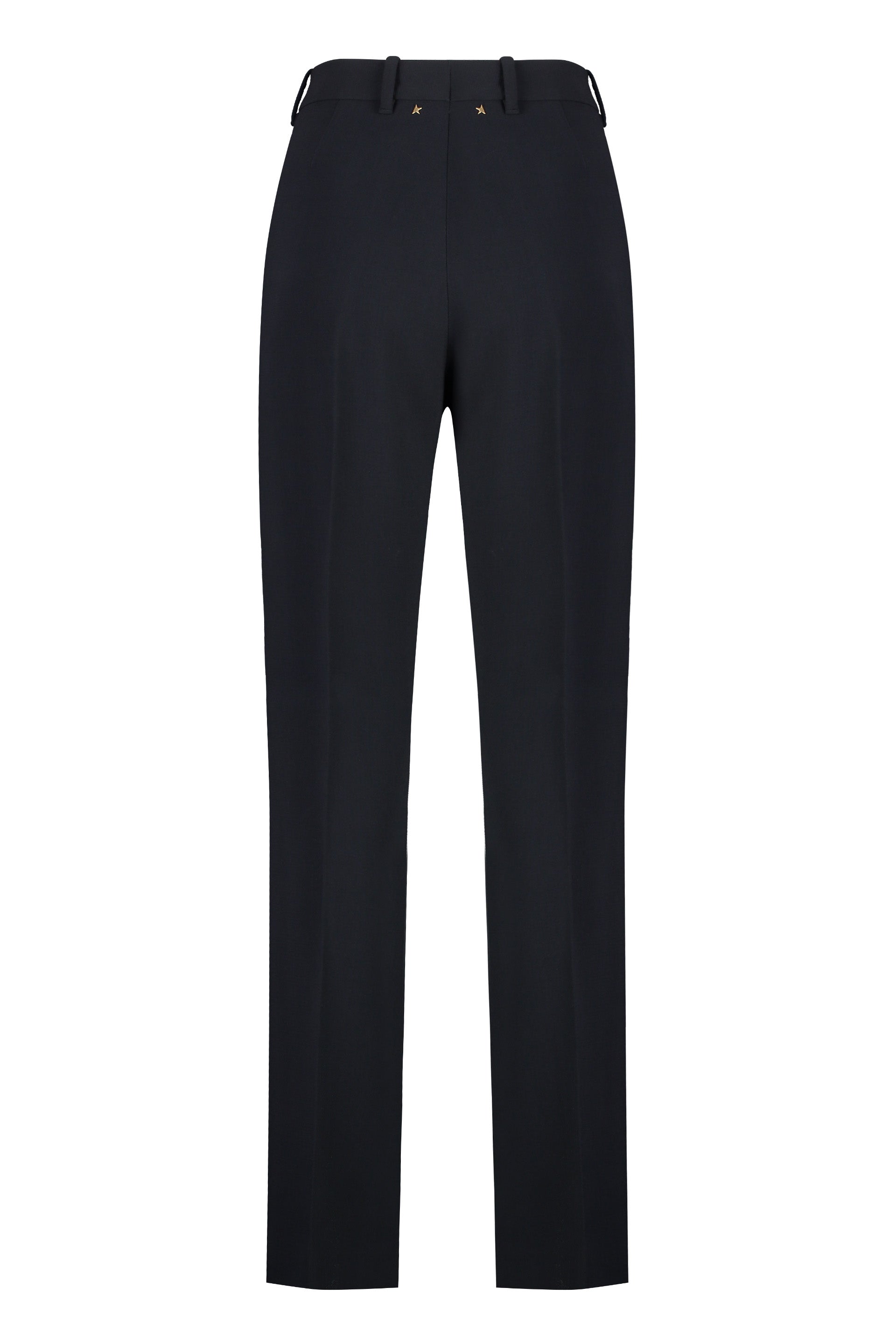 Wool blend trousers