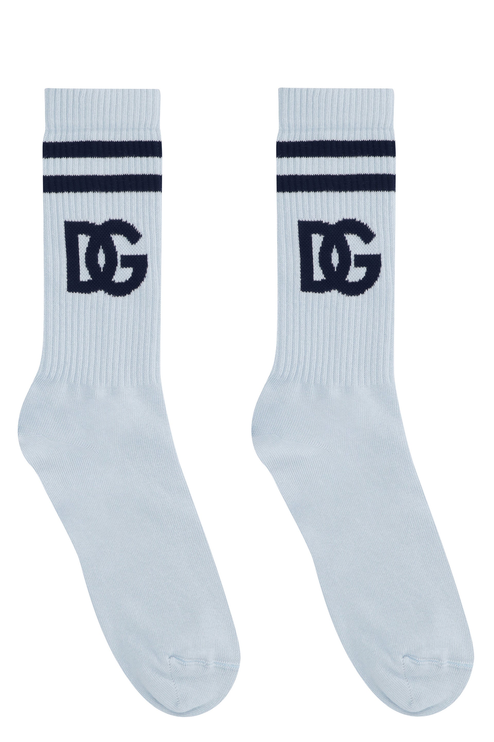 Logo cotton blend socks