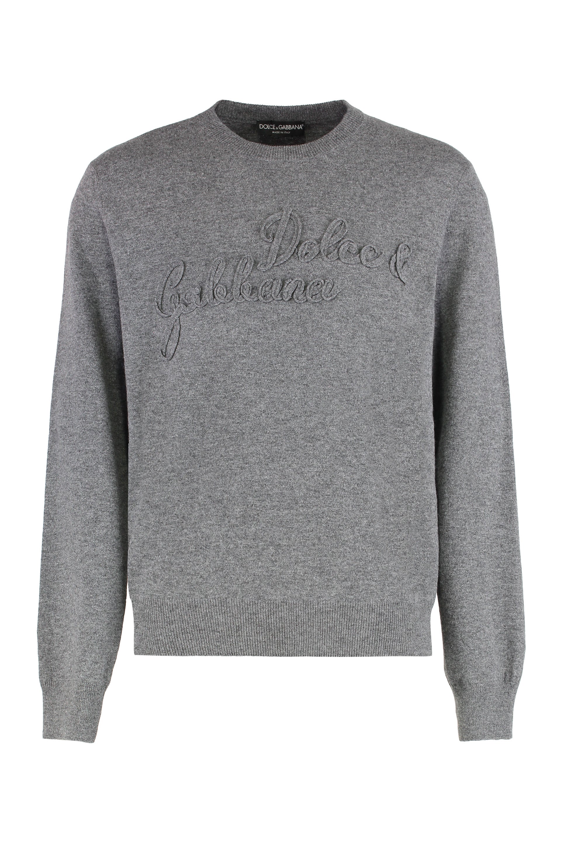 virgin wool crew-neck sweater