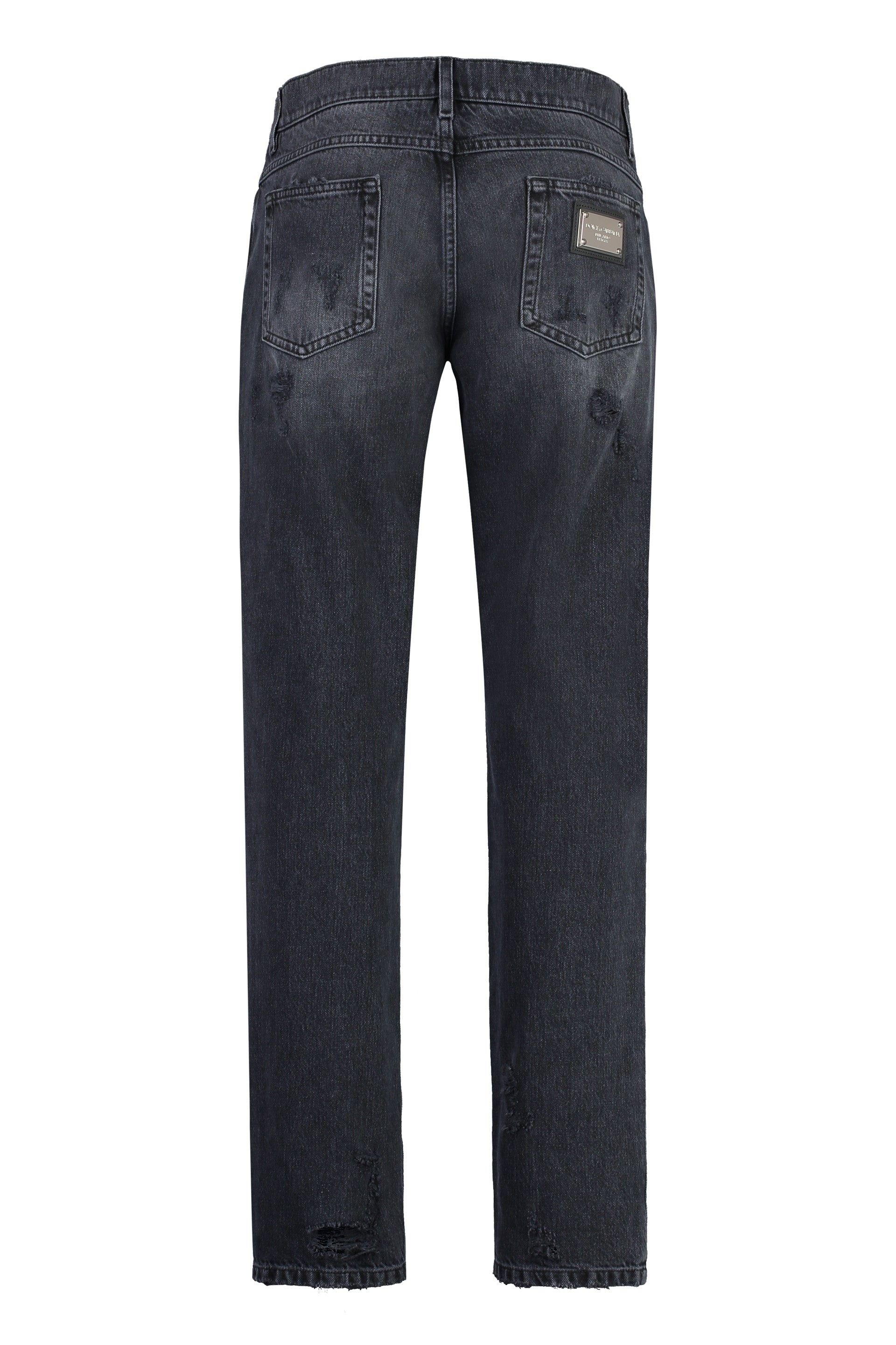 Regular-fit cotton jeans