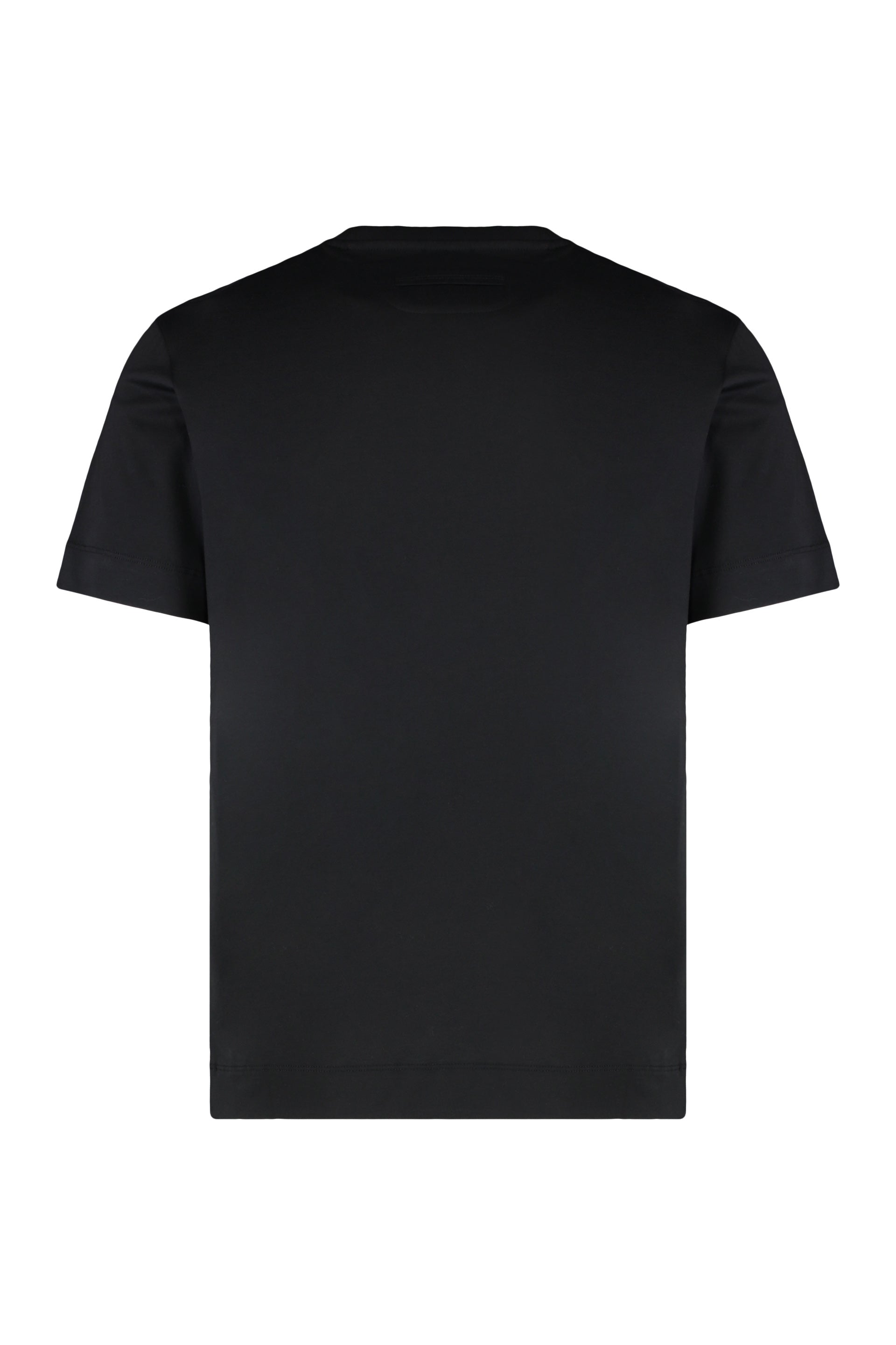 Round neck T-shirt in cotton