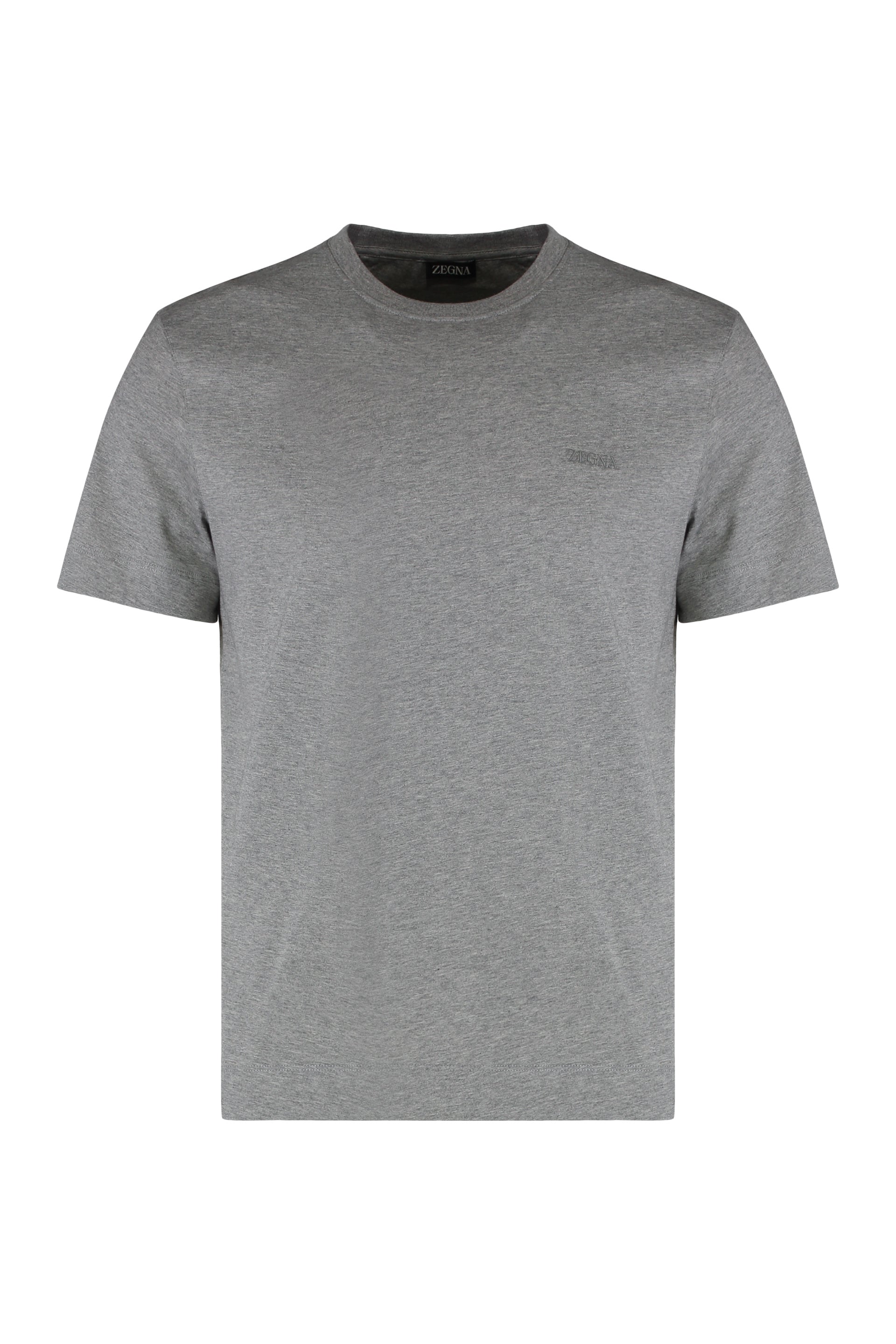 Round neck T-shirt in cotton
