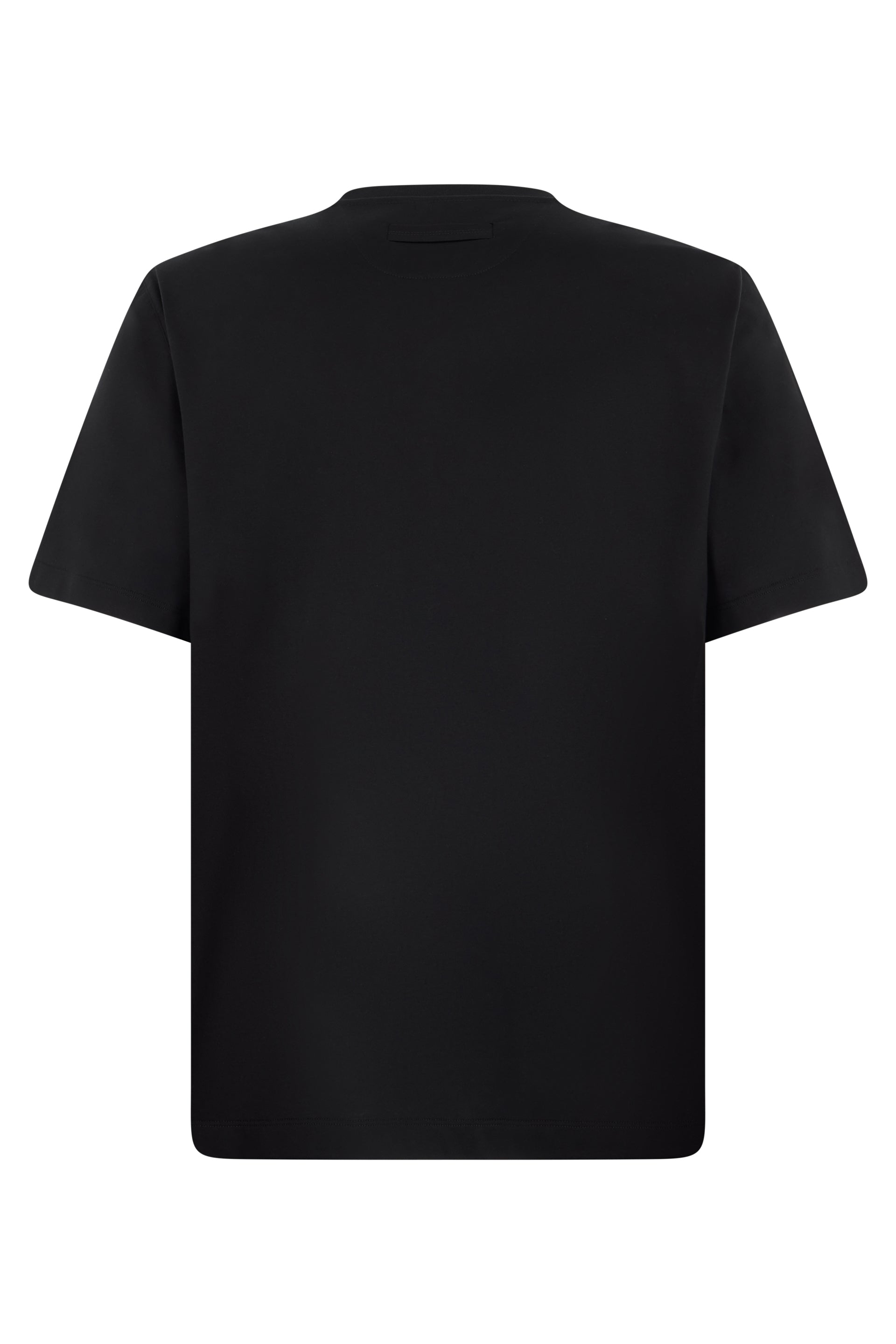 Black cotton T-shirt