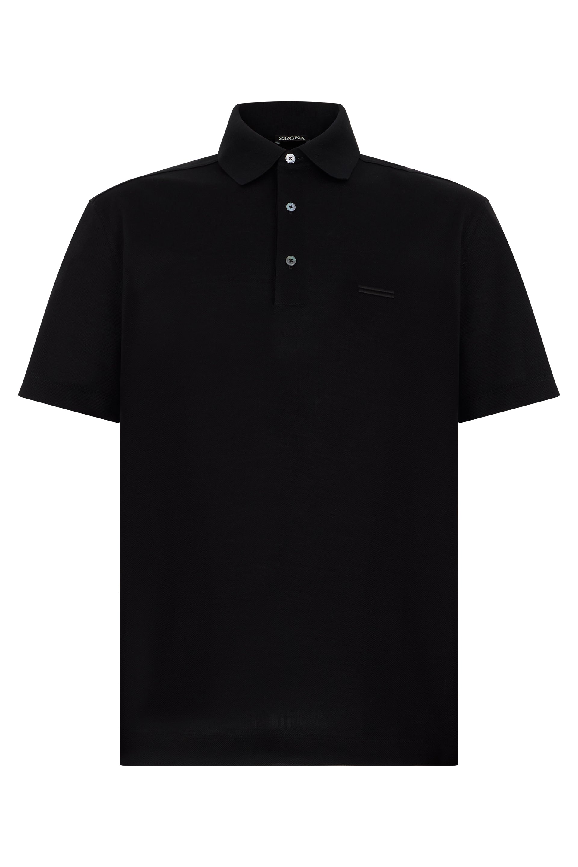 Short sleeve polo in cotton