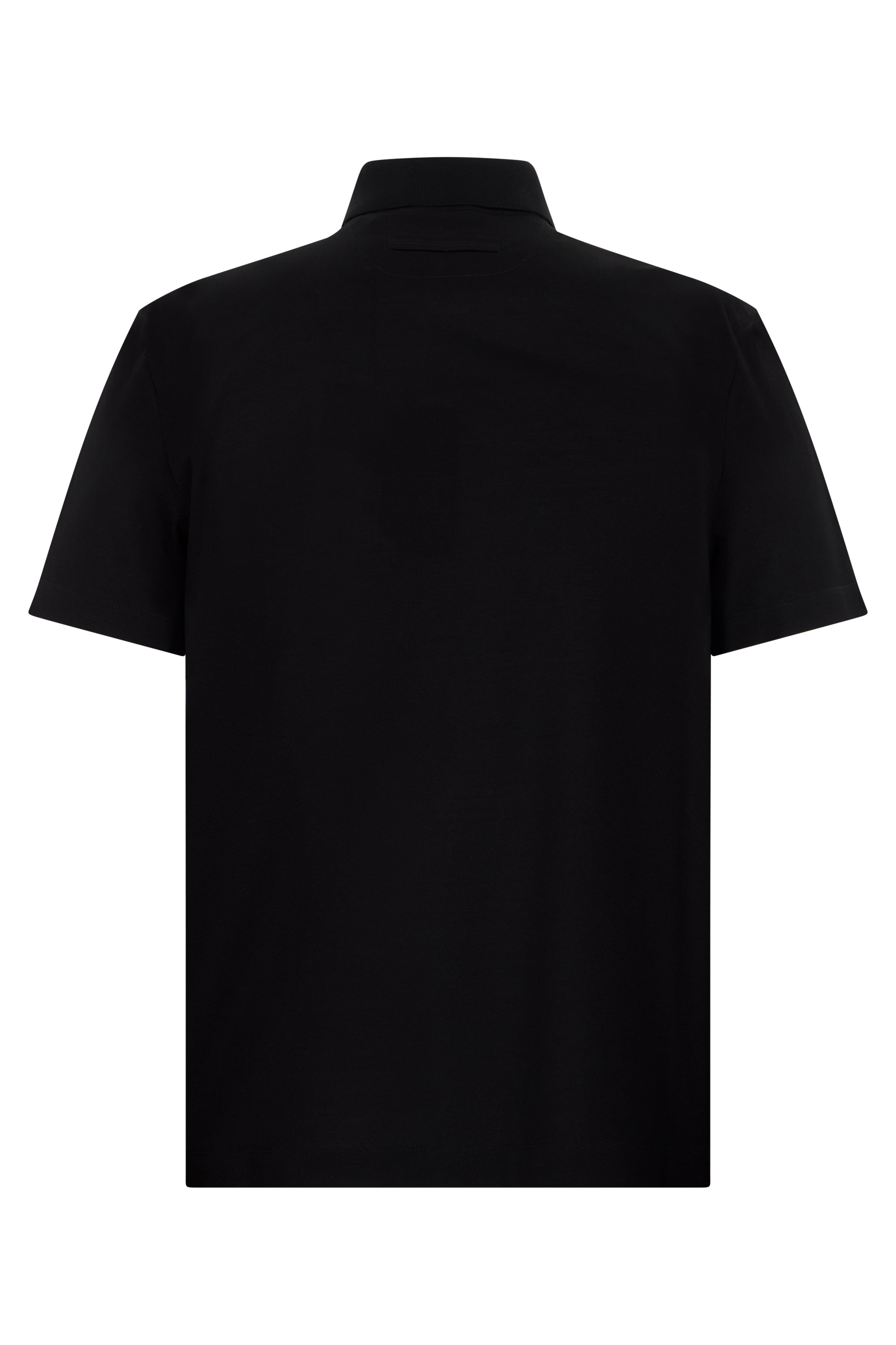 Short sleeve polo in cotton