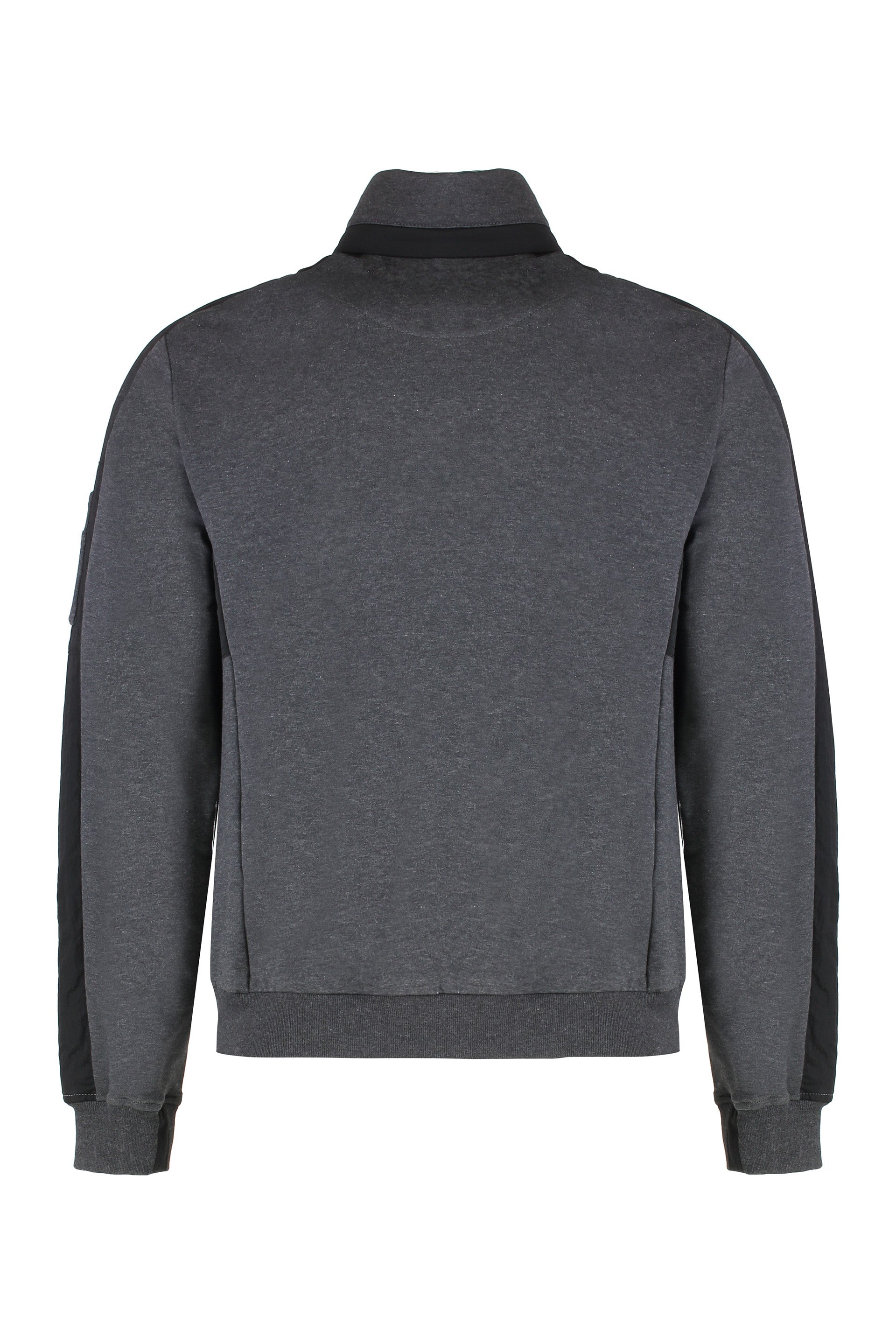 Hoodie with zipper in cotton