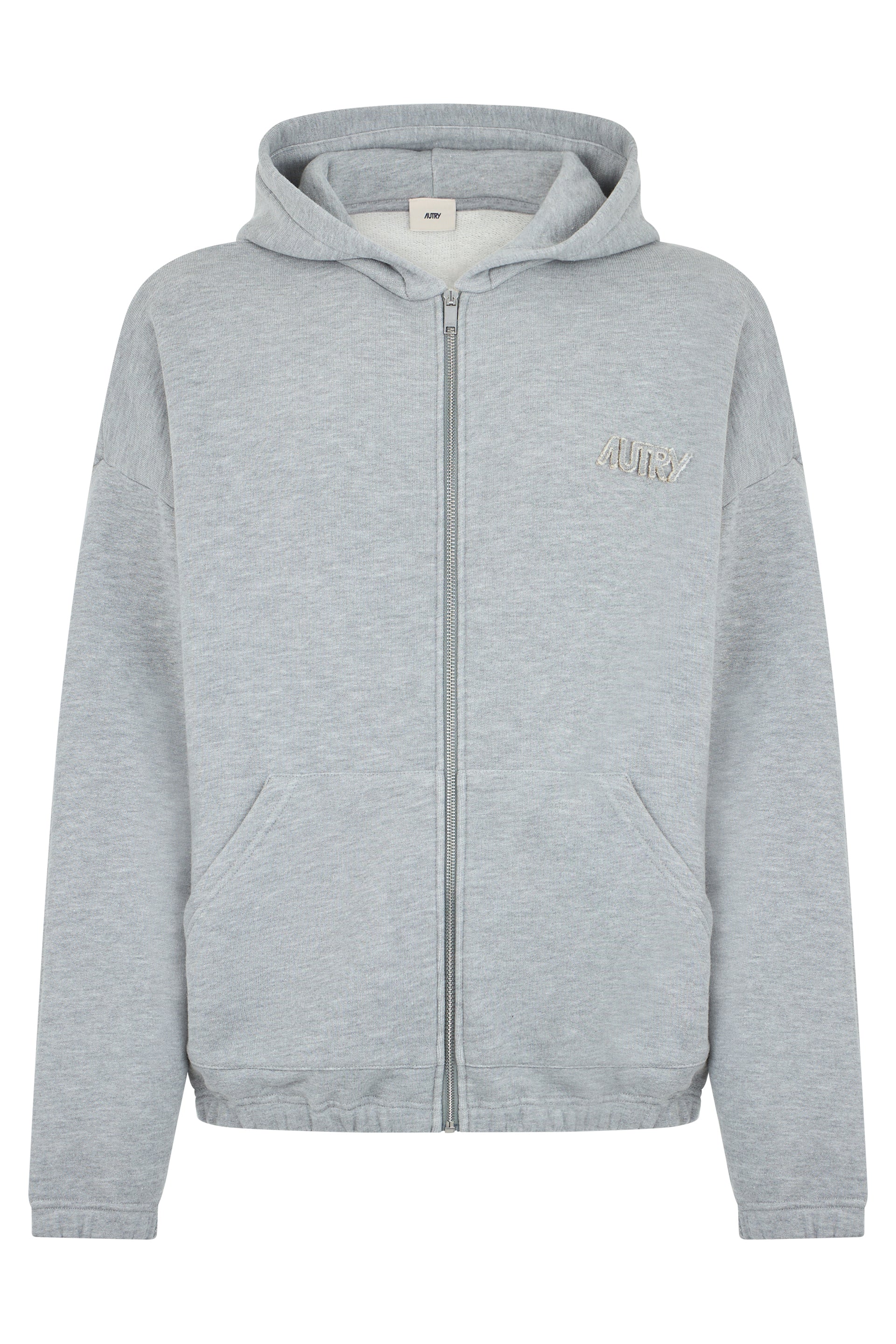 Zip hoodie in cotton blend