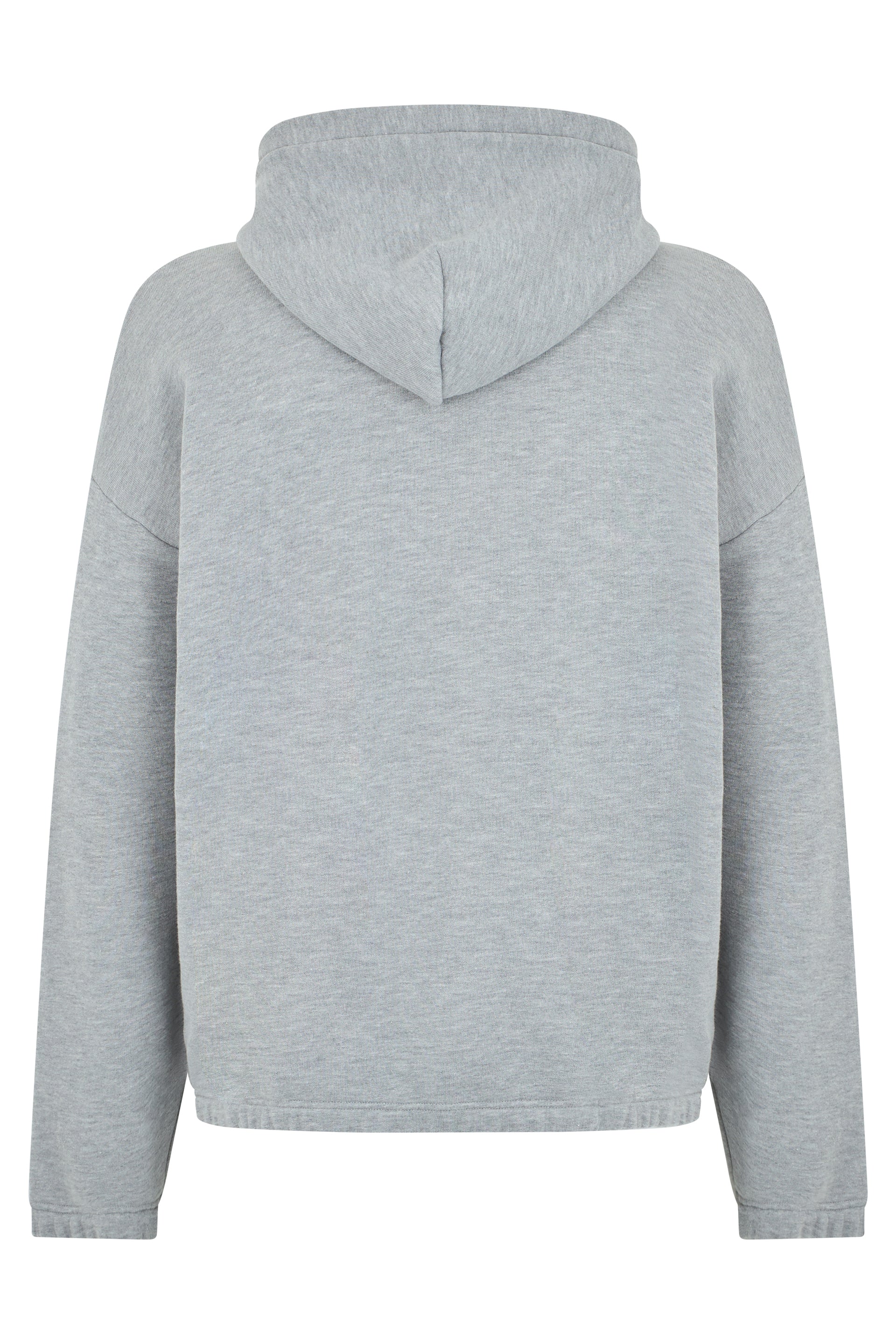 Zip hoodie in cotton blend