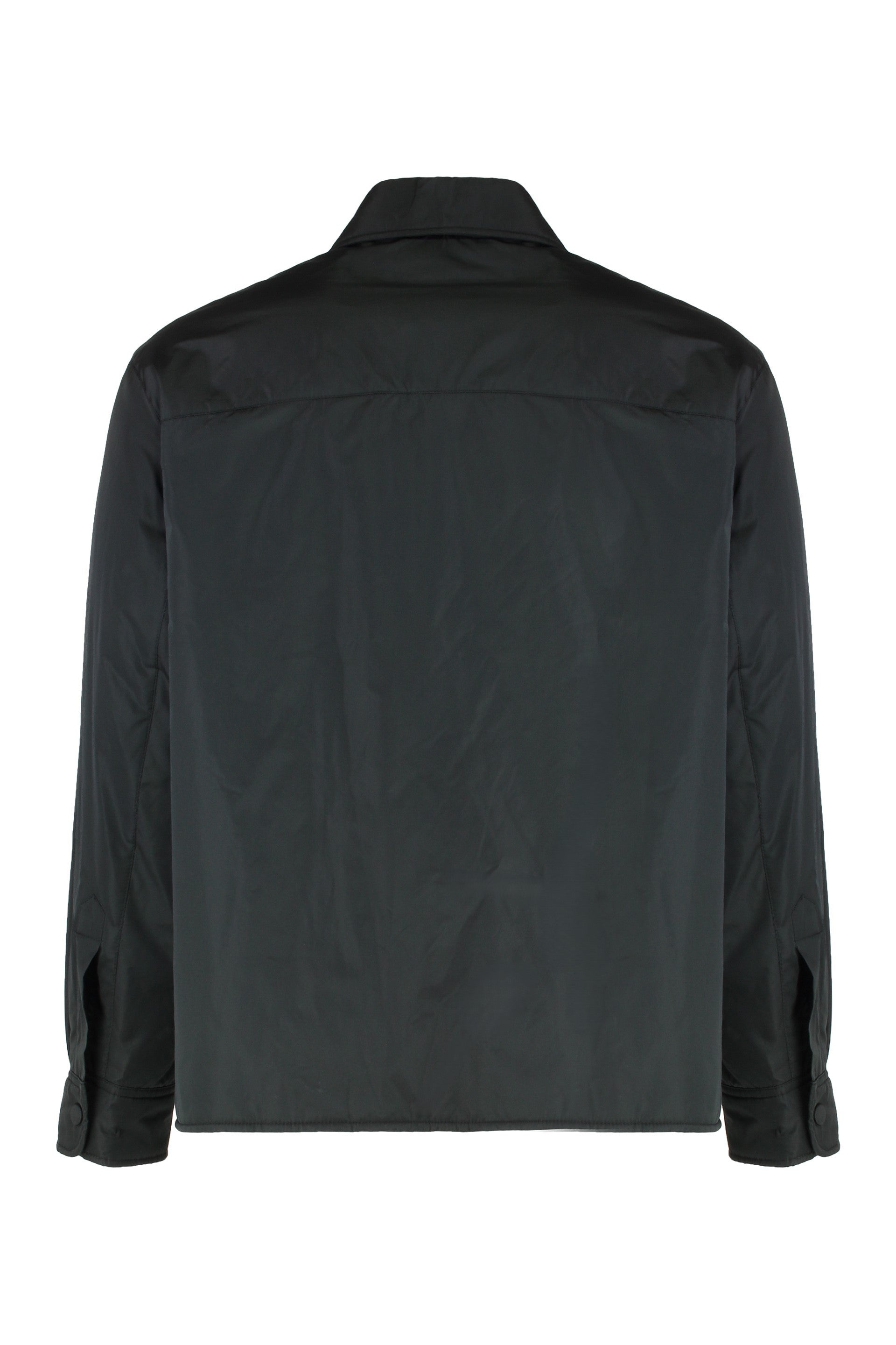 Padded nylon overshirt