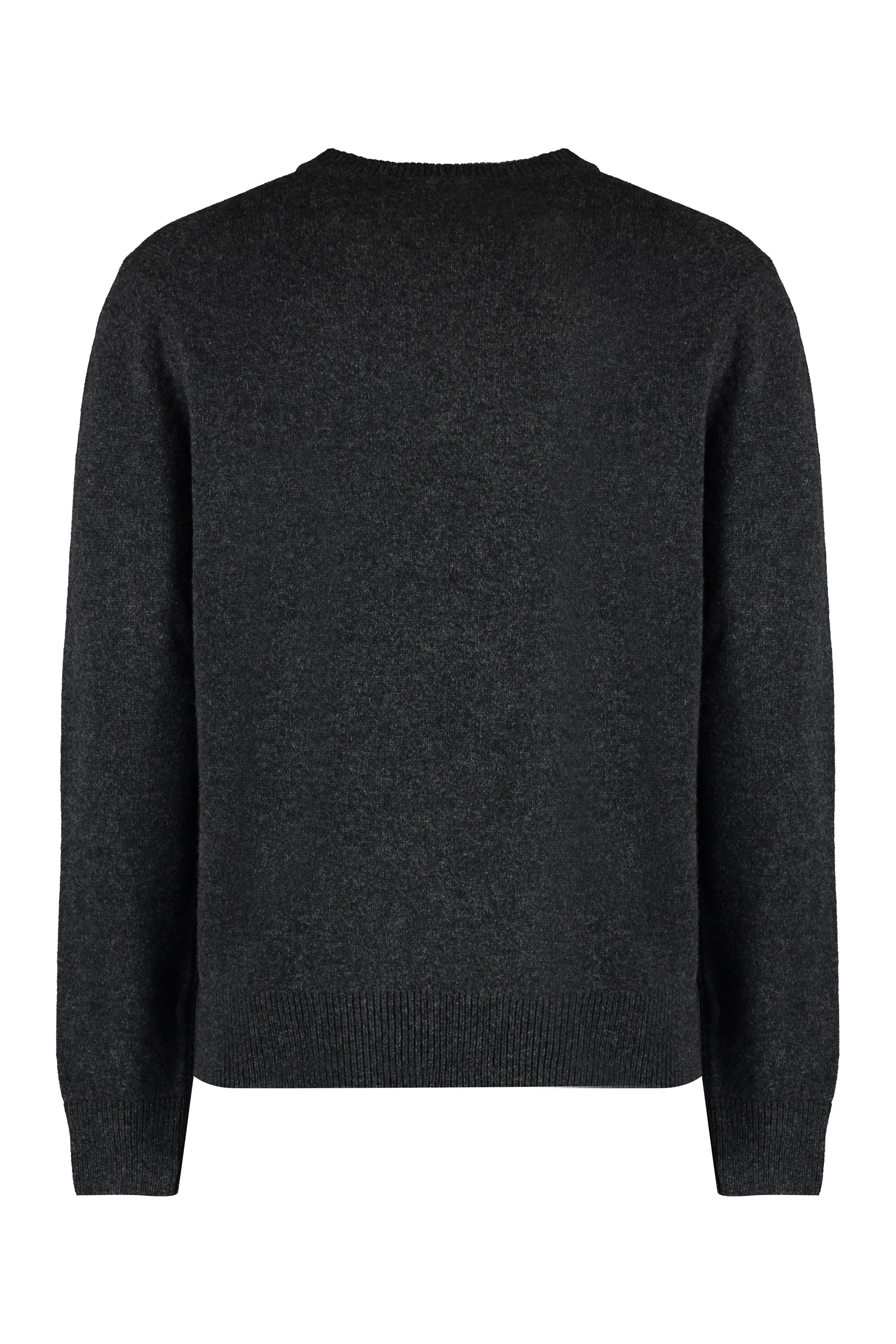 Crew-neck wool sweater