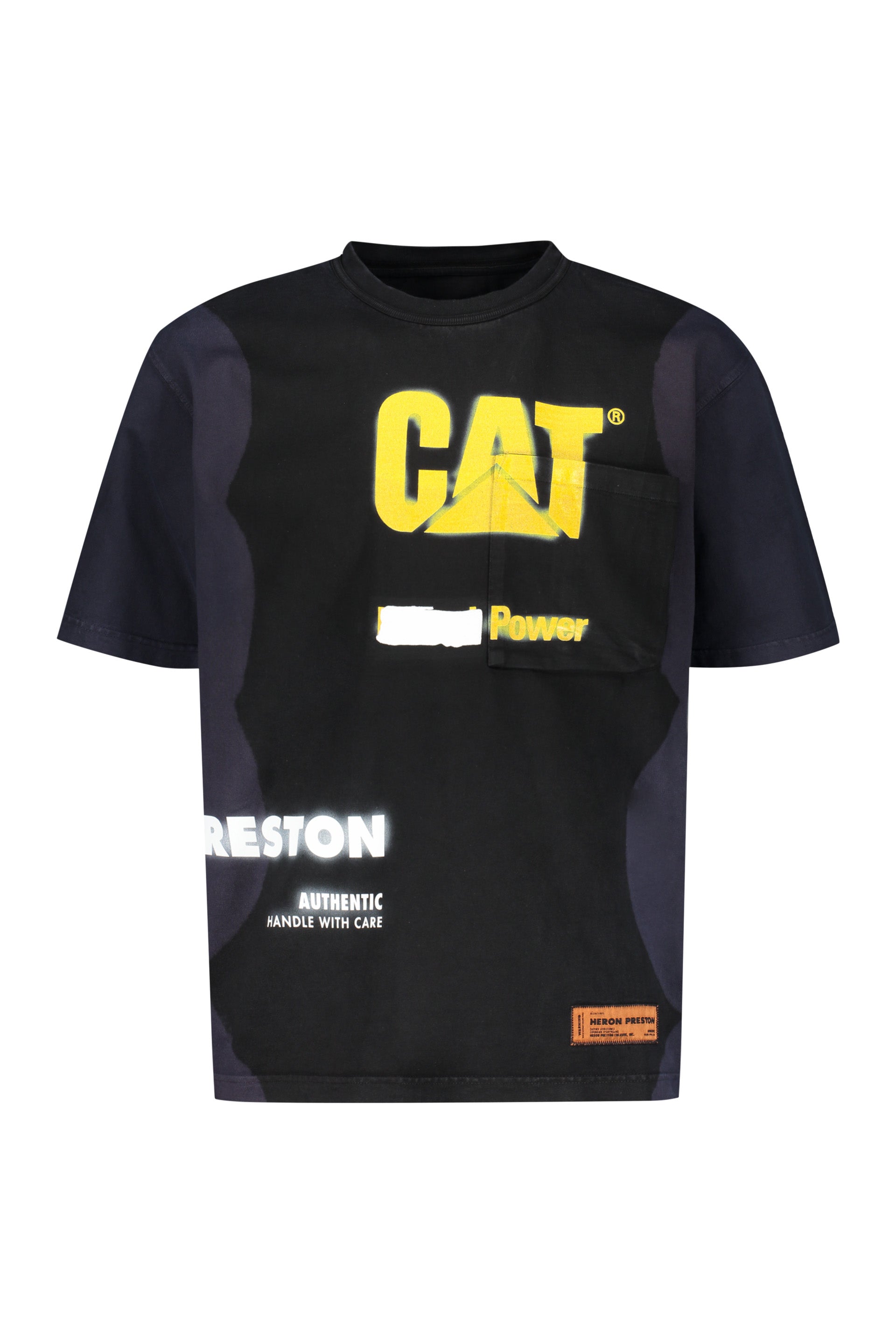 Heron Preston x Cat printed cotton T-shirt