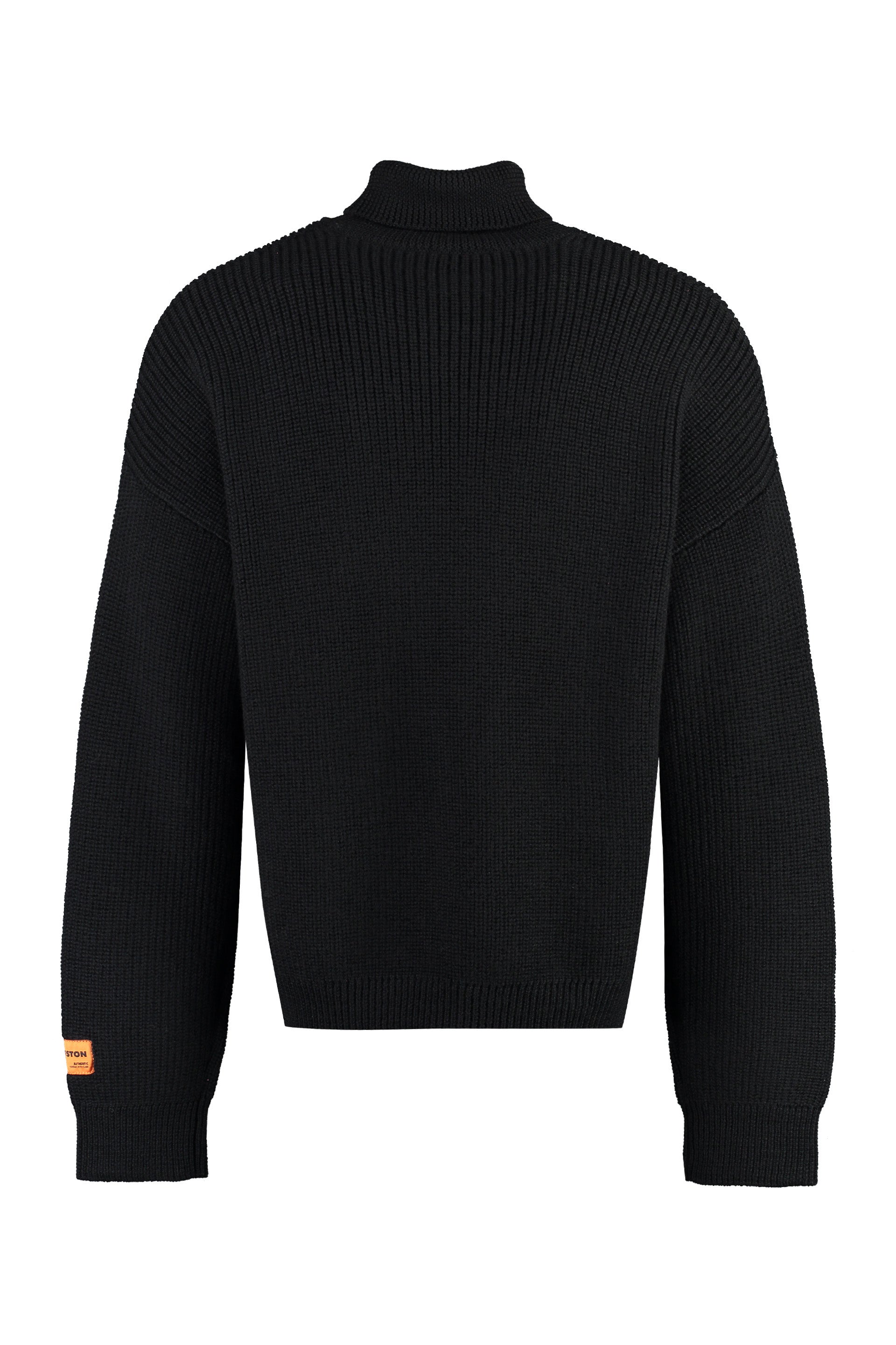 Wool turtleneck sweater