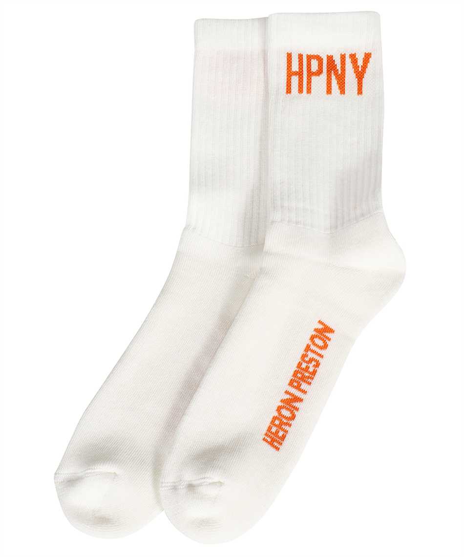 Logo cotton blend socks