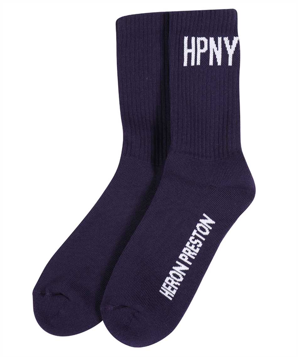Logo cotton blend socks
