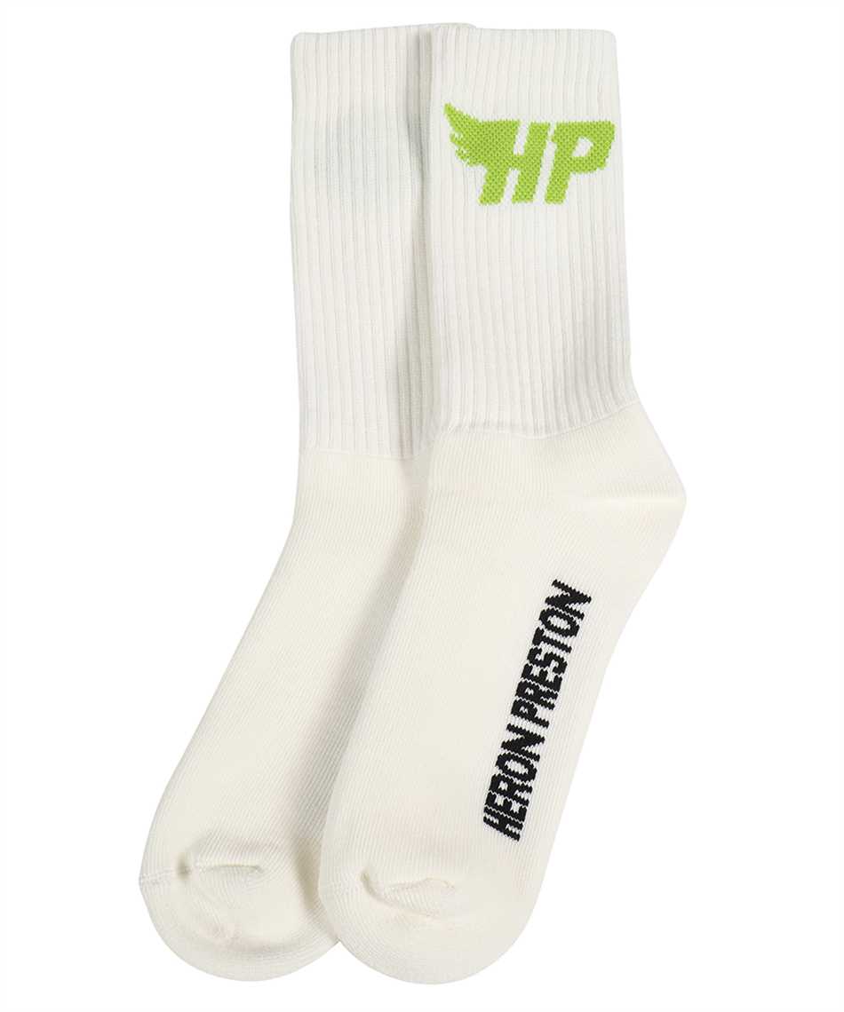 Logo cotton blend socks