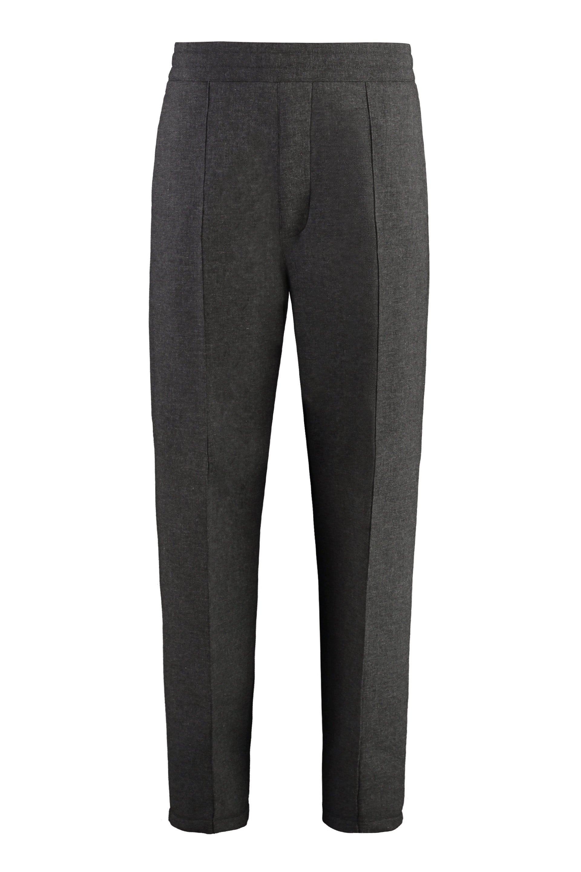 Wool blend trousers