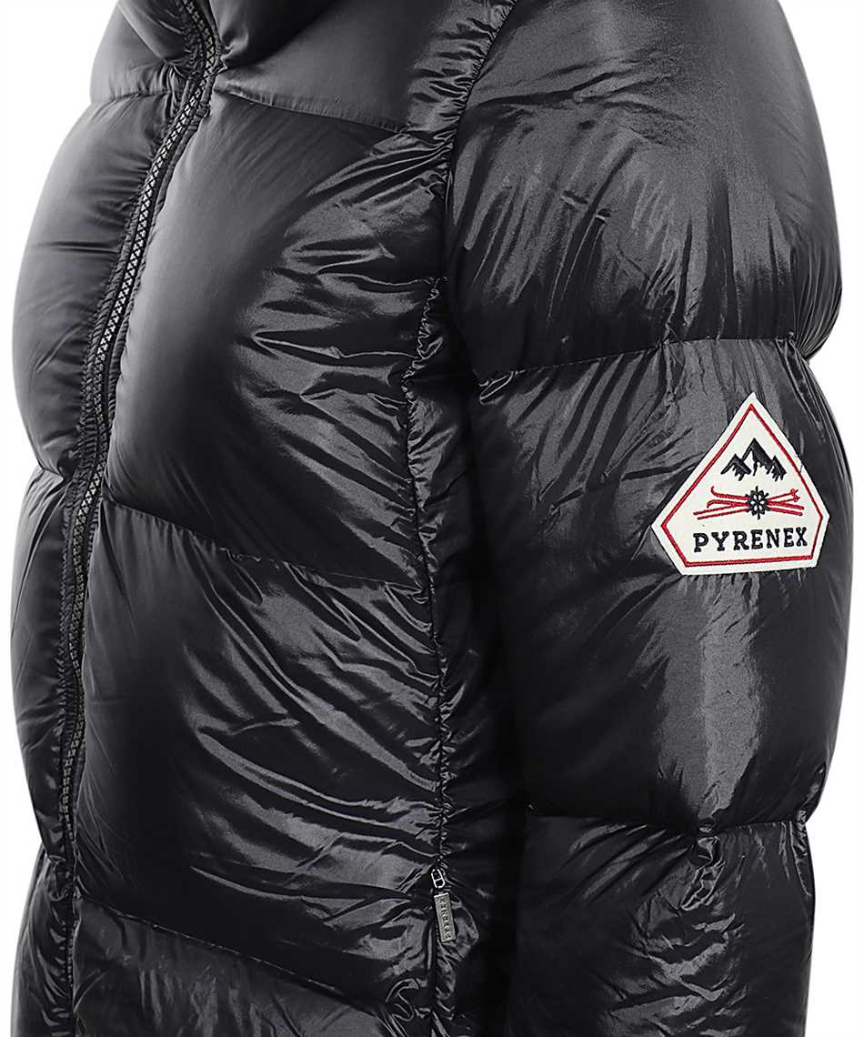 Hooded full-zip down jacket