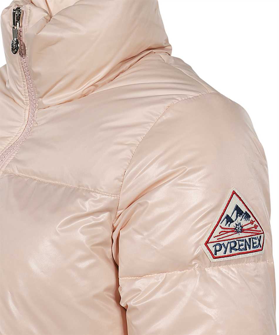 Full-zip down jacket