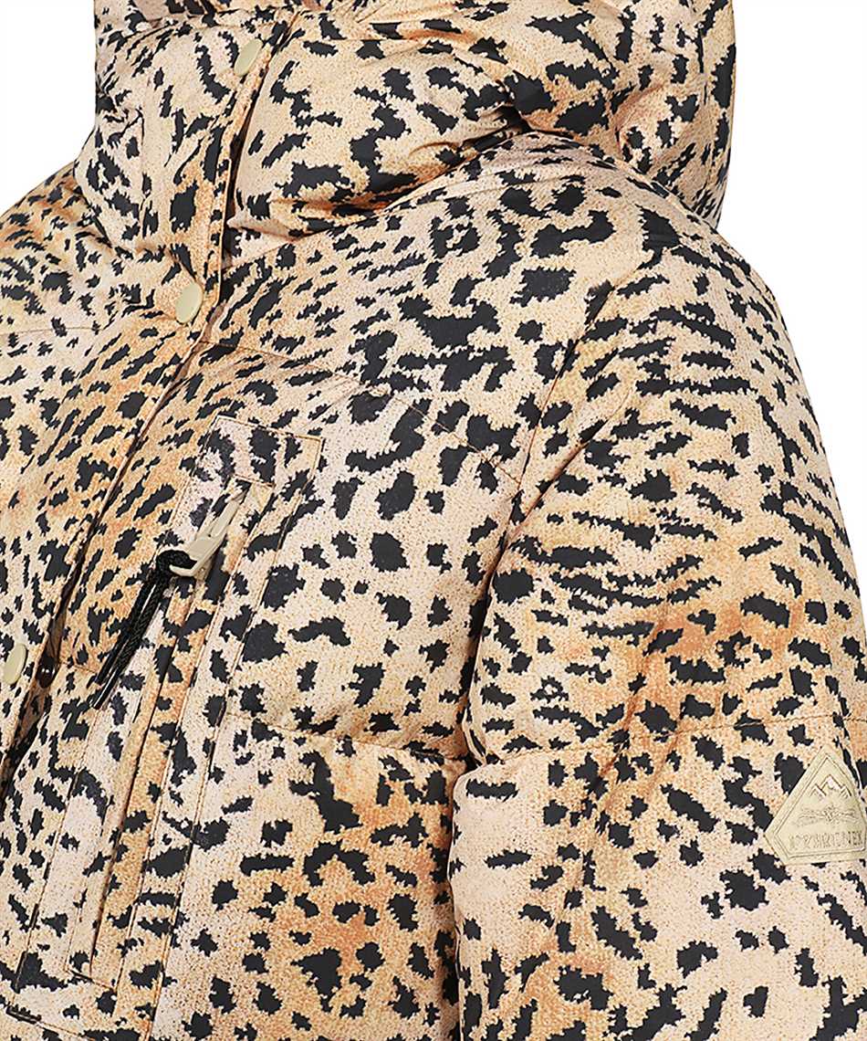 Hooded down jacket