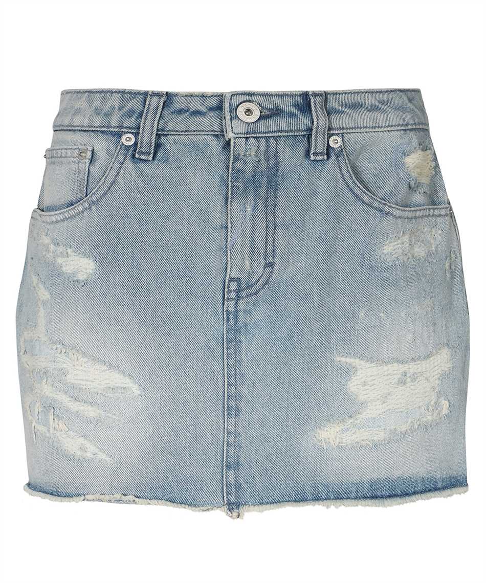 Denim mini skirt