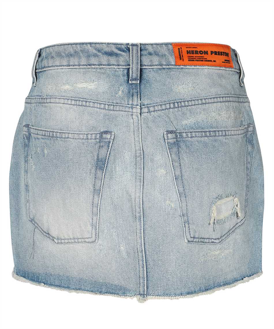 Denim mini skirt