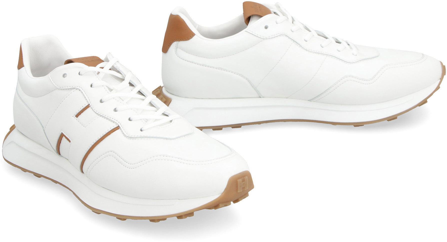 Hogan H601 leather low-top sneakers