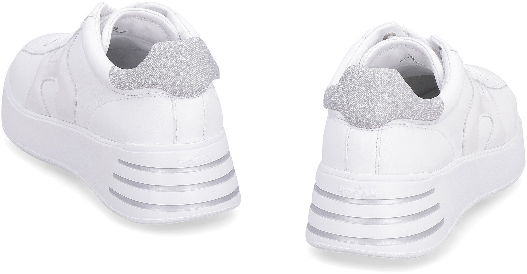 Rebel leather low-top sneakers