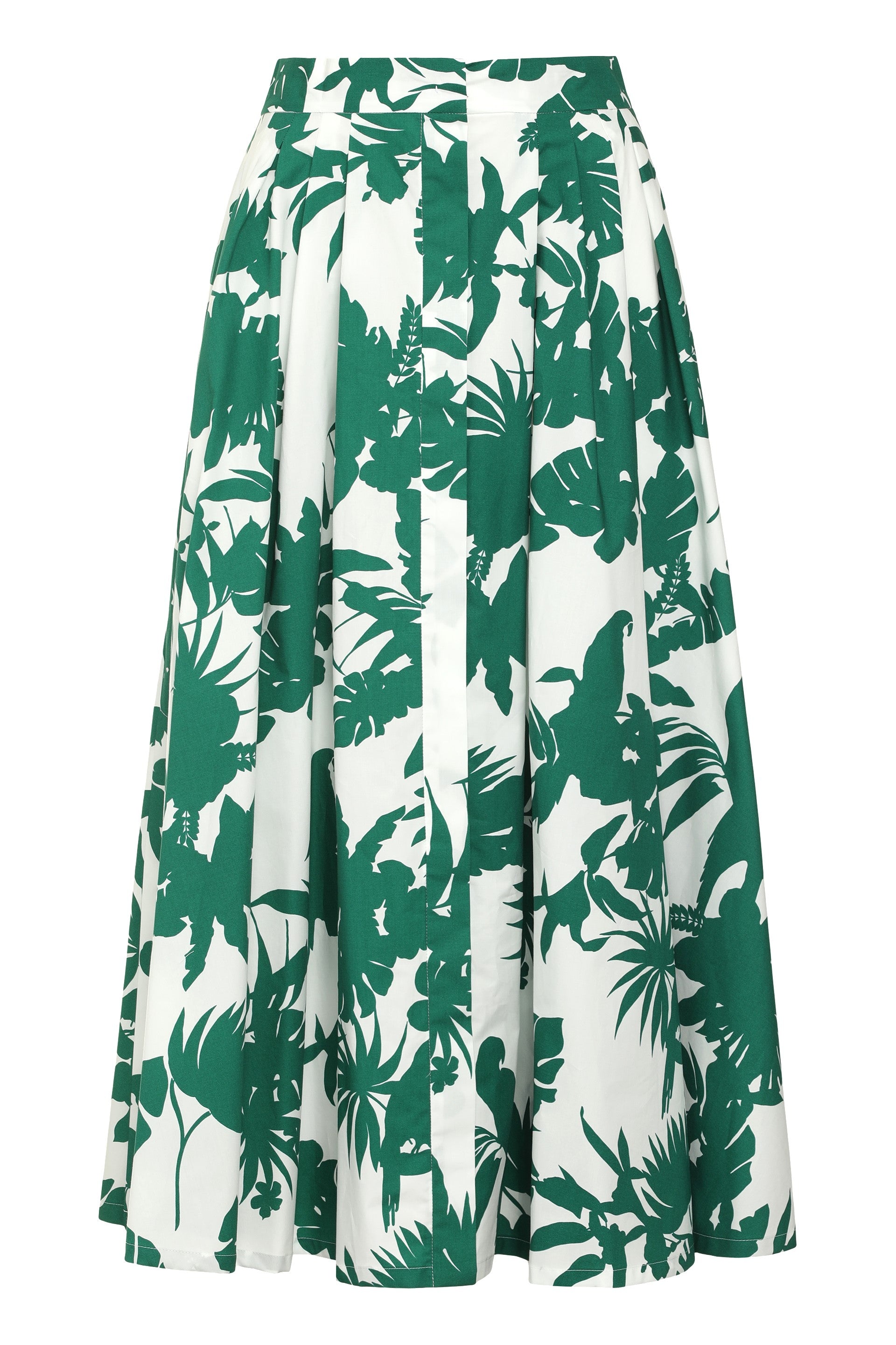 Idoneo printed cotton skirt