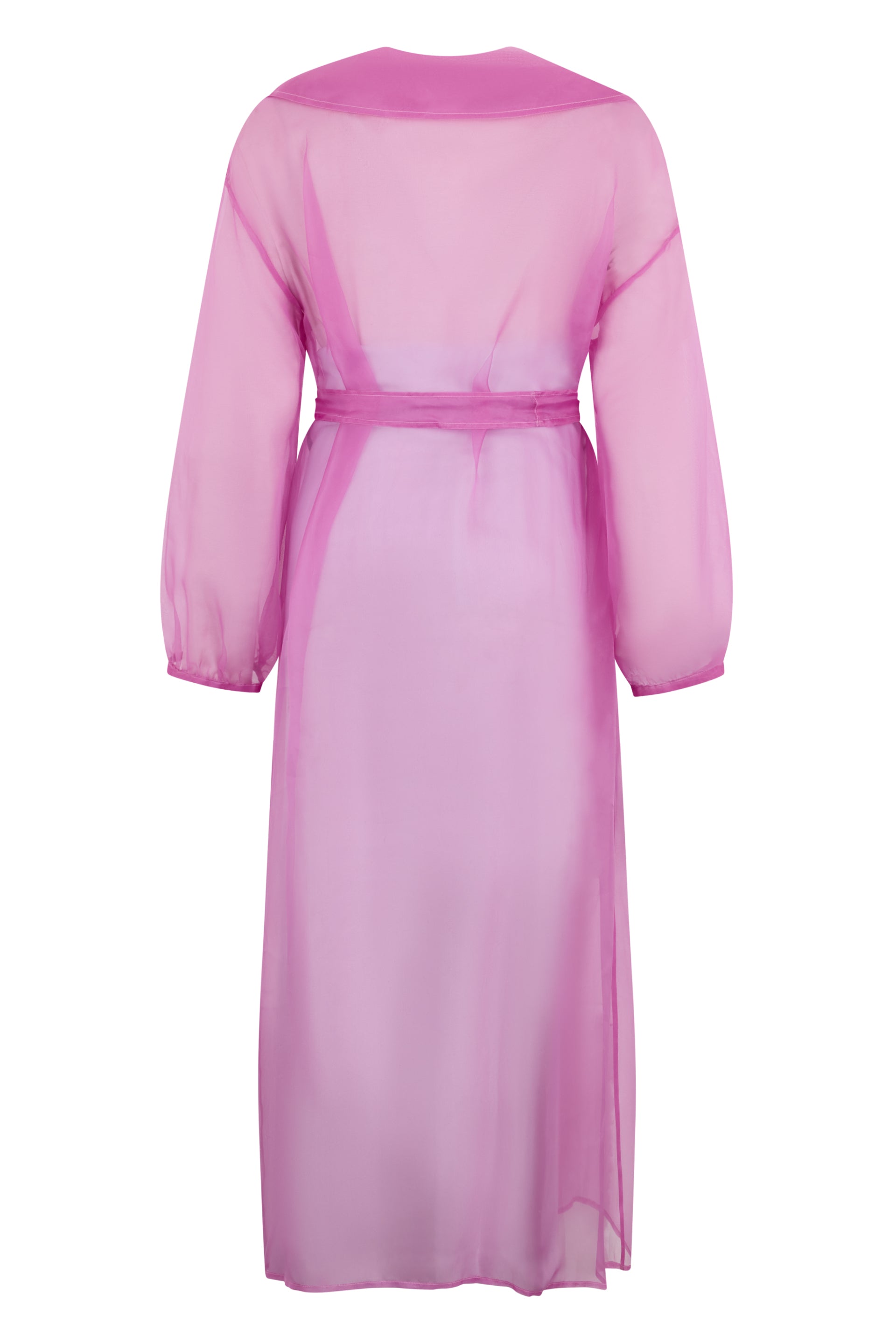 Light pink cape with elegant belt