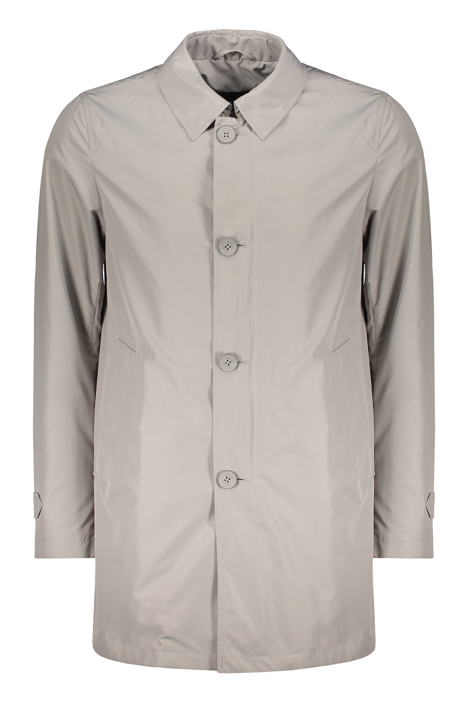 Techno fabric raincoat