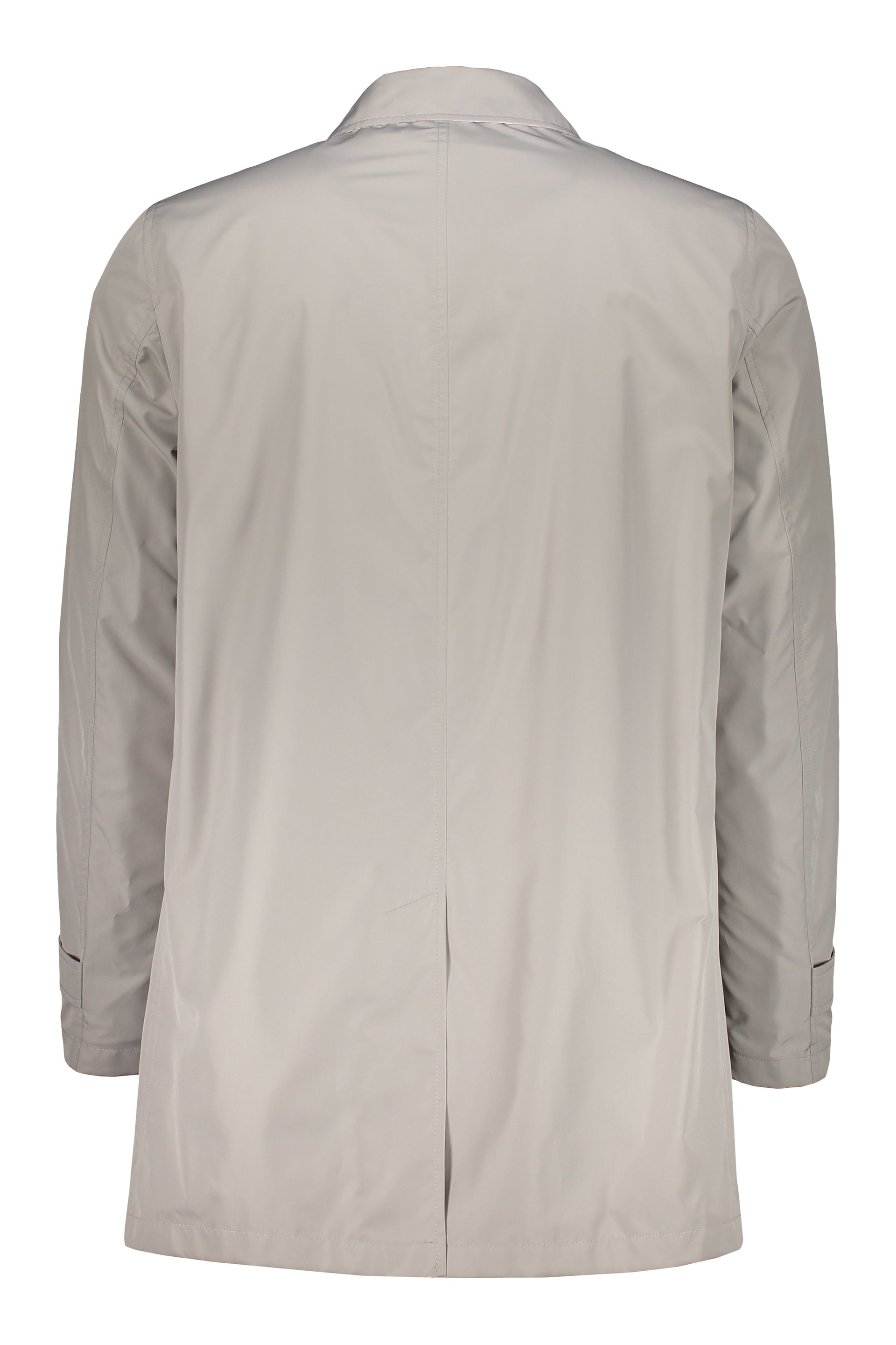 Techno fabric raincoat