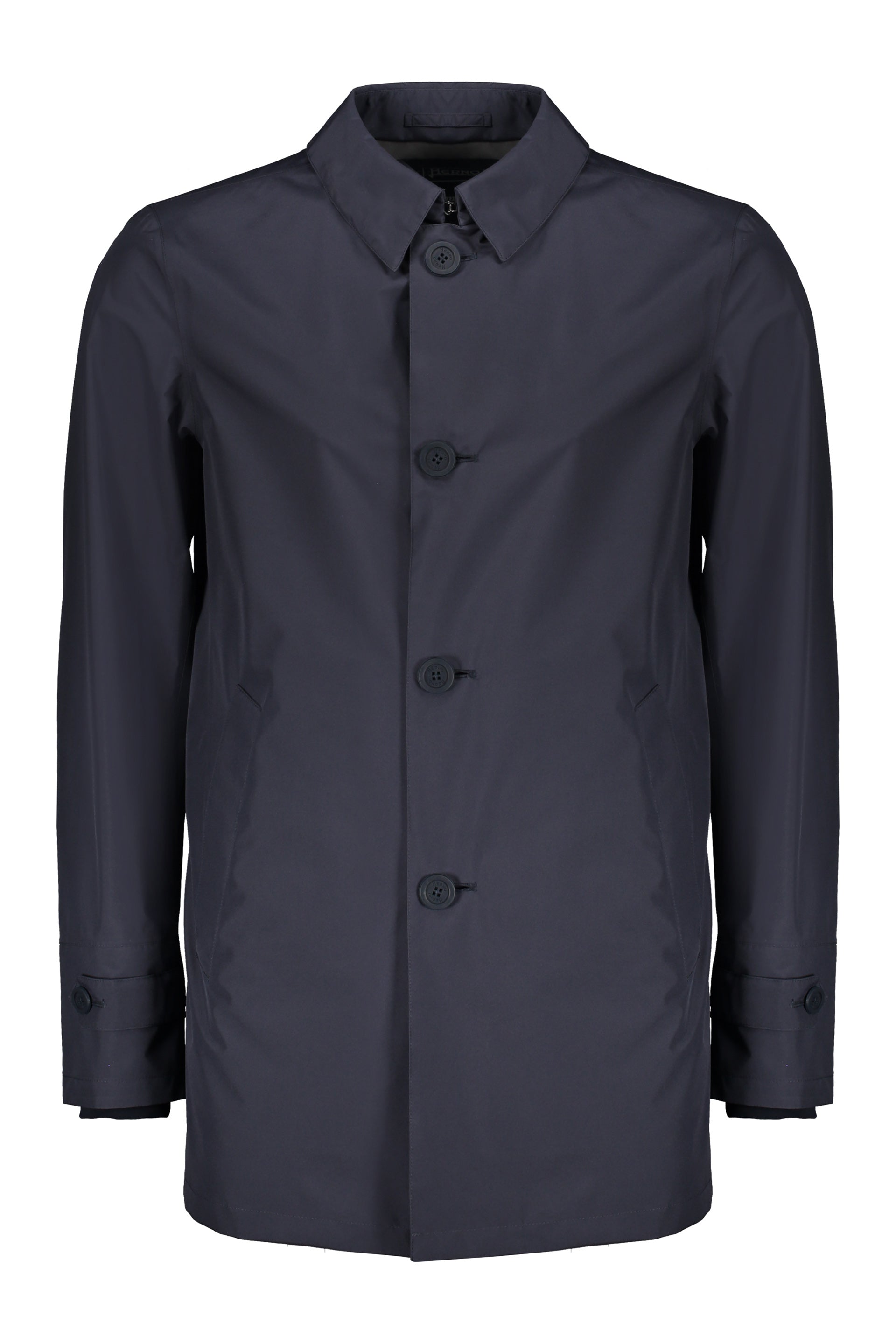 Techno fabric raincoat