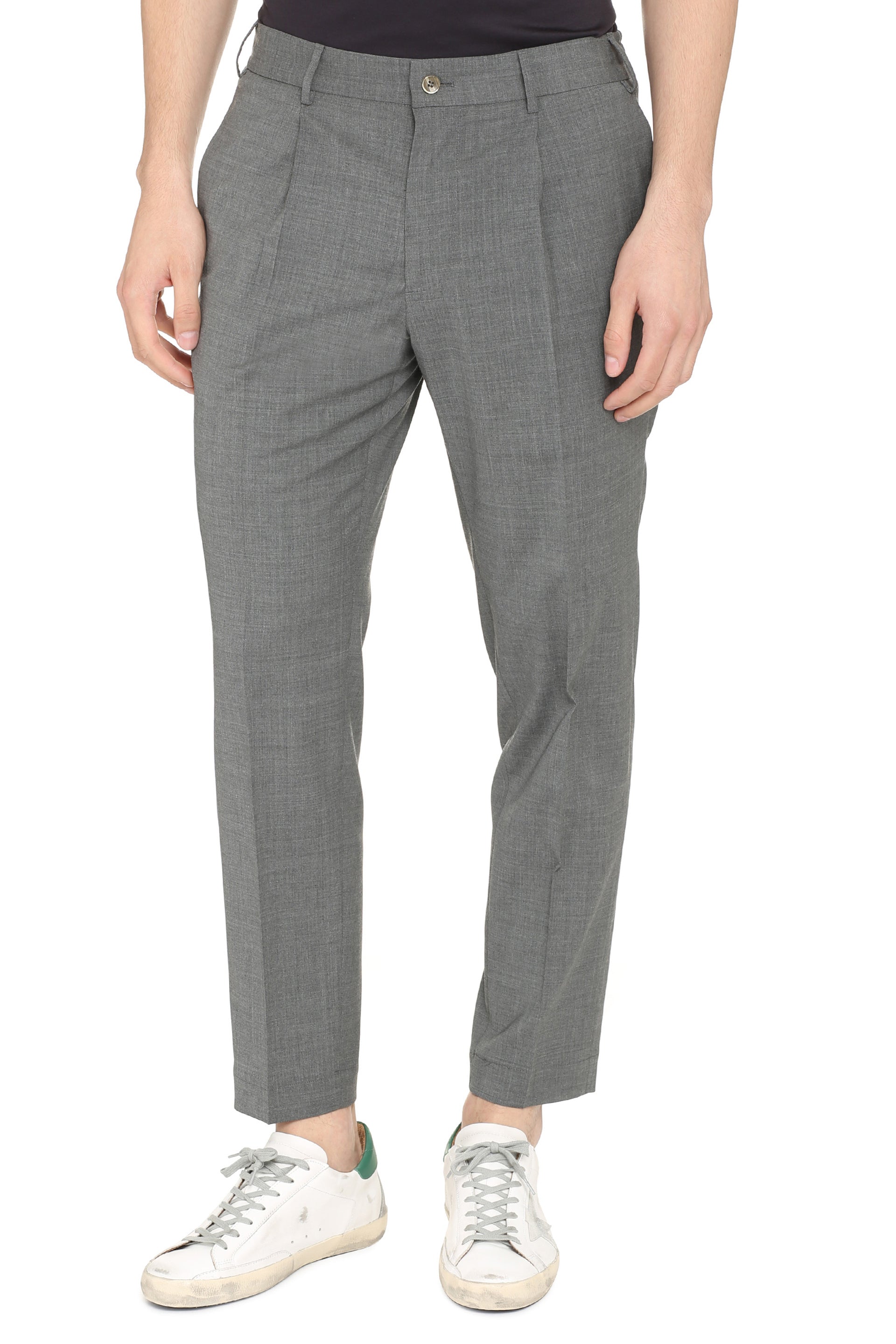 THE (Pants) - Wool blend tailored trousers