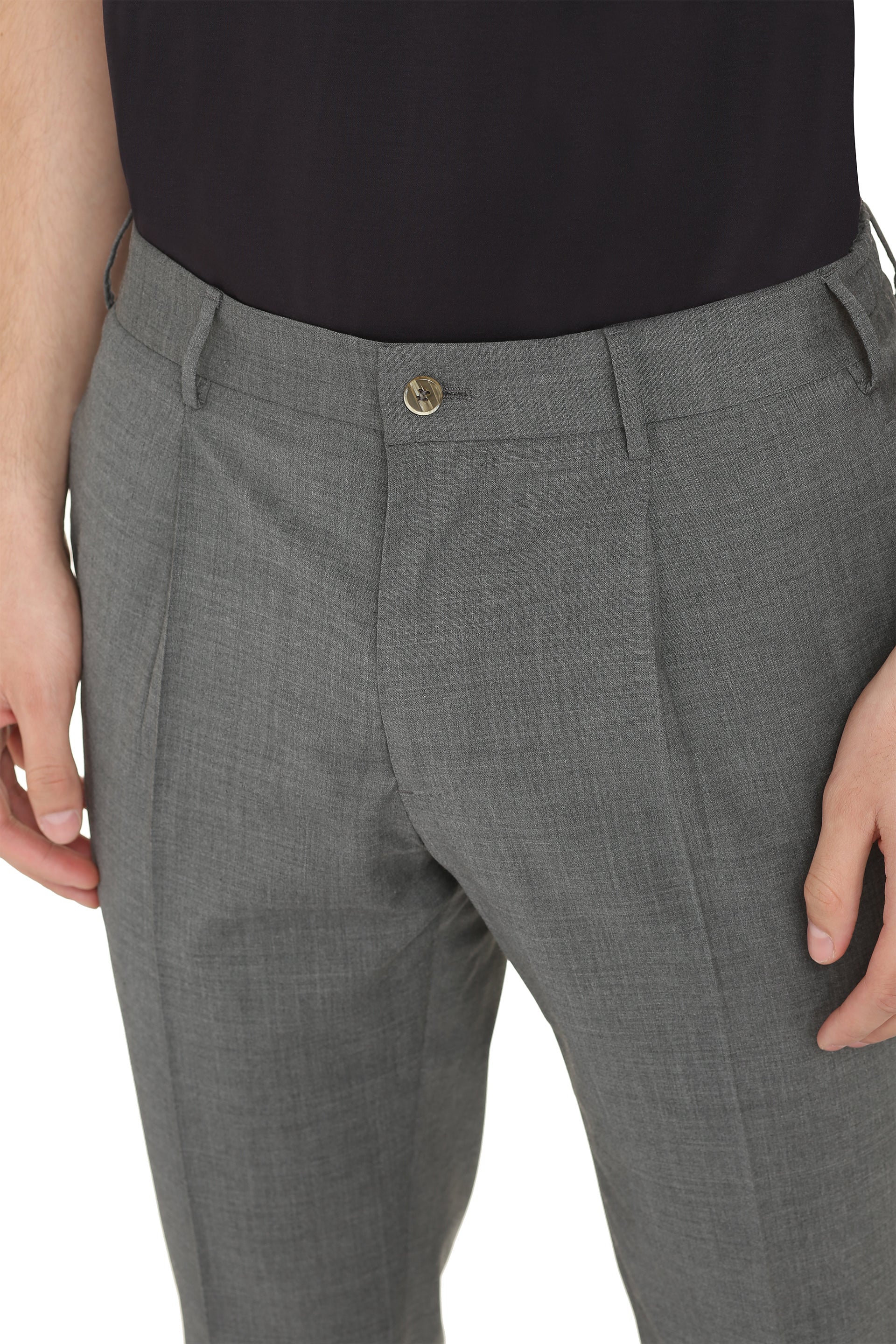 THE (Pants) - Wool blend tailored trousers