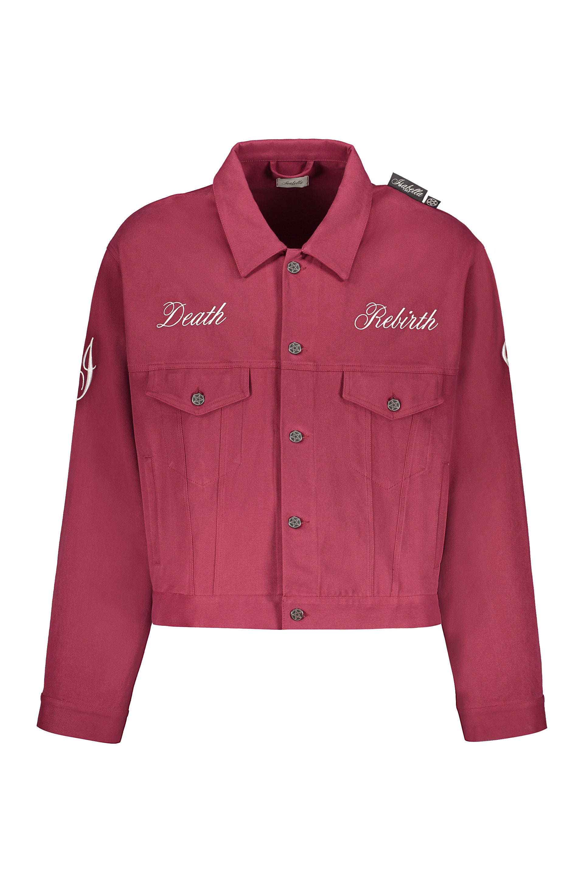 Button-front cotton jacket