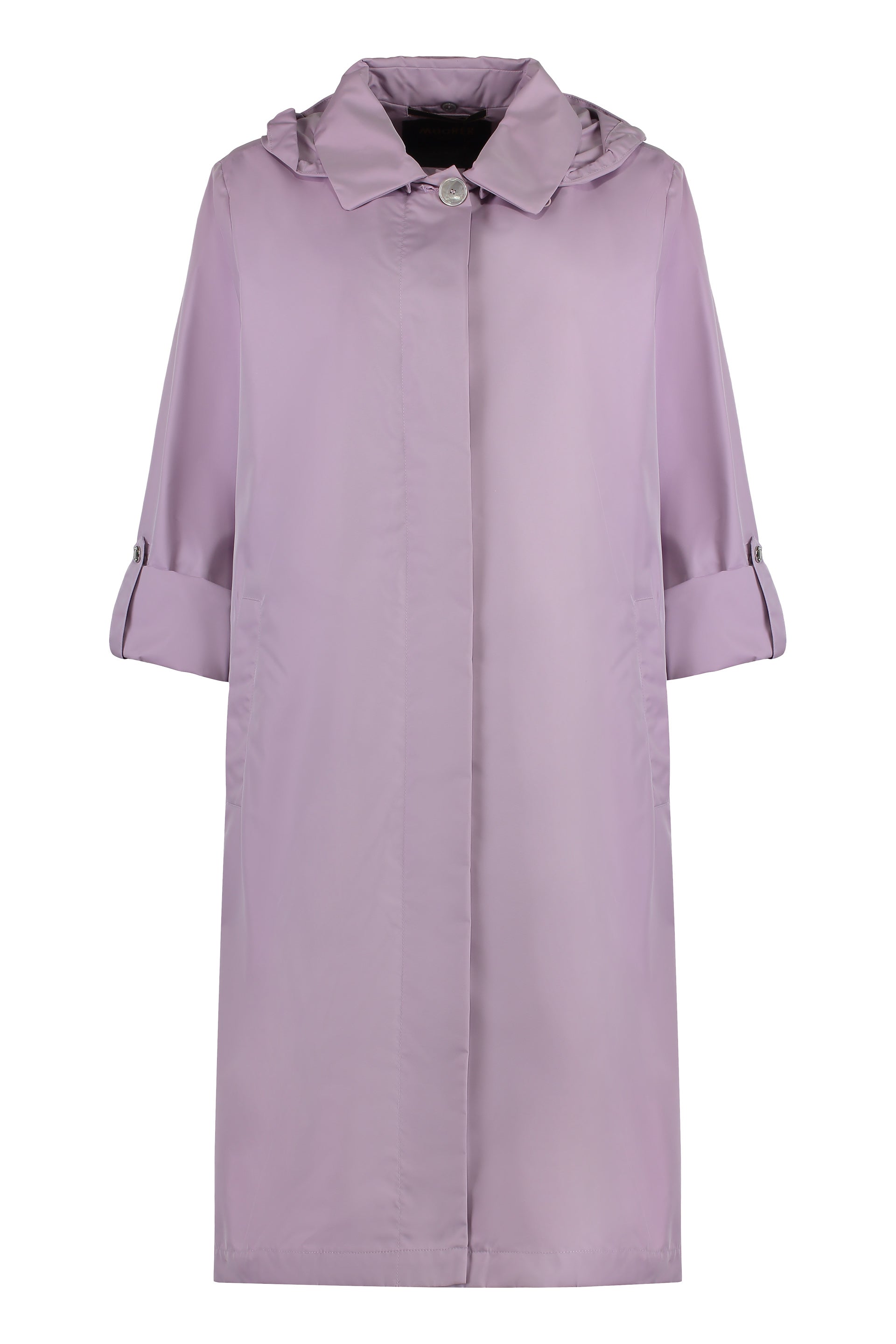 Isadora techno fabric trench coat