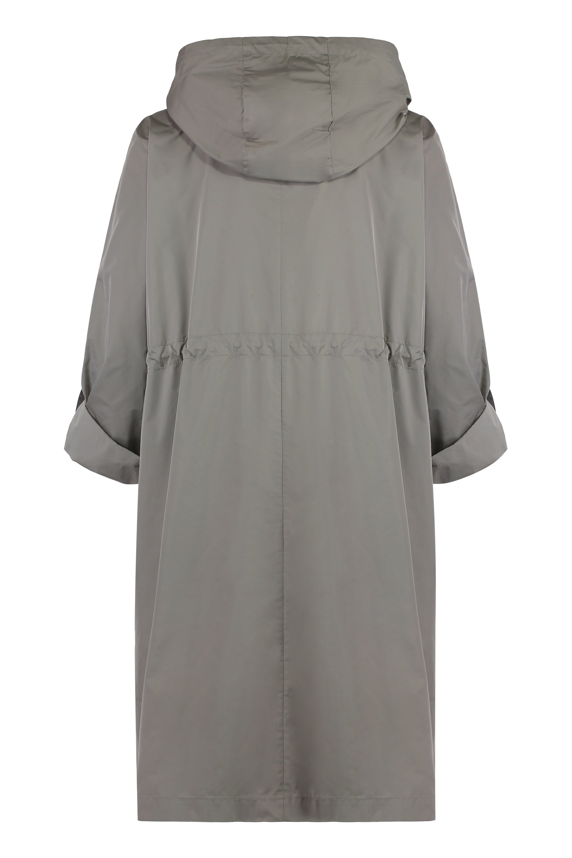 Isadora techno fabric trench coat