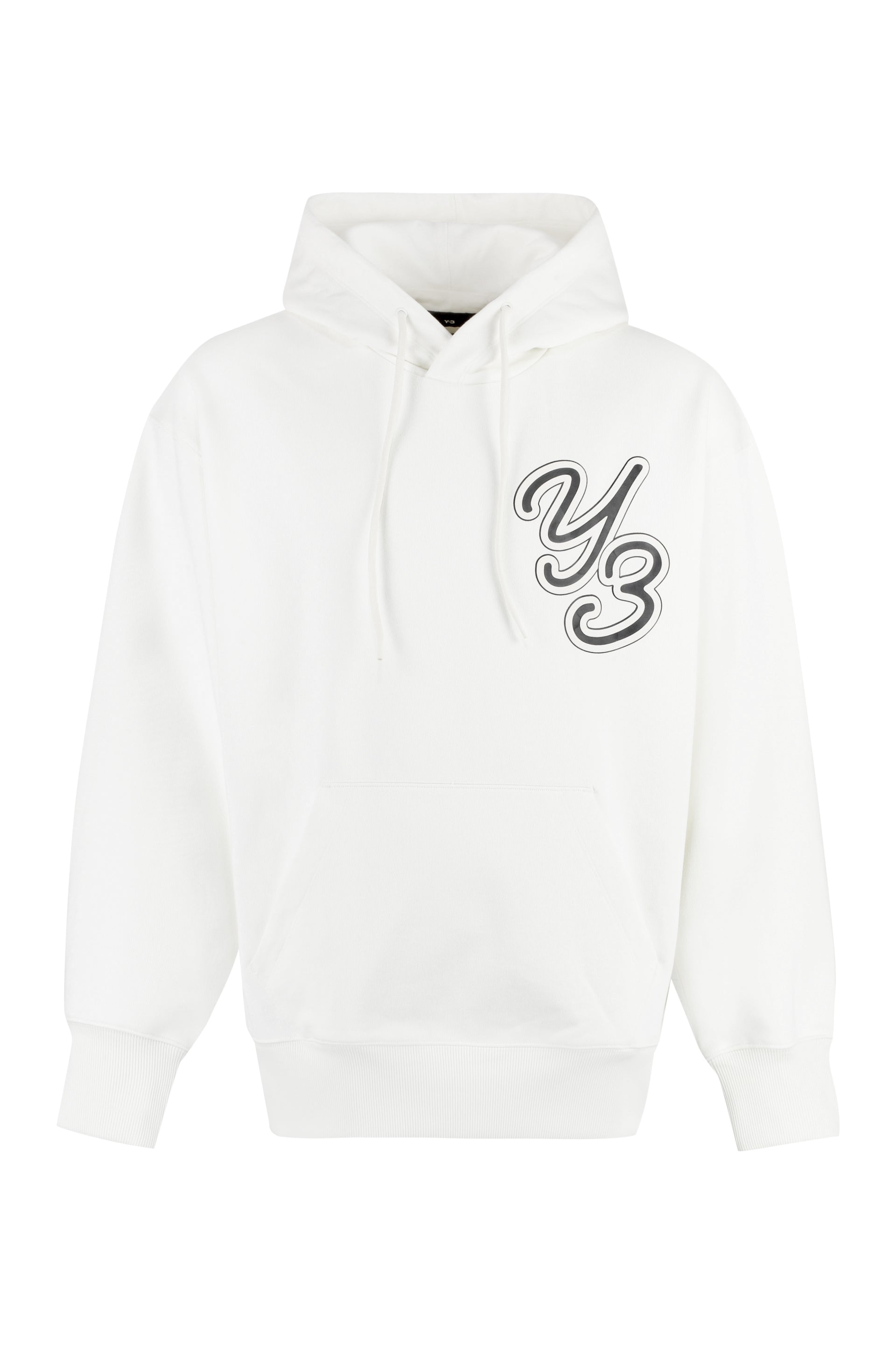 Logo print hoodie