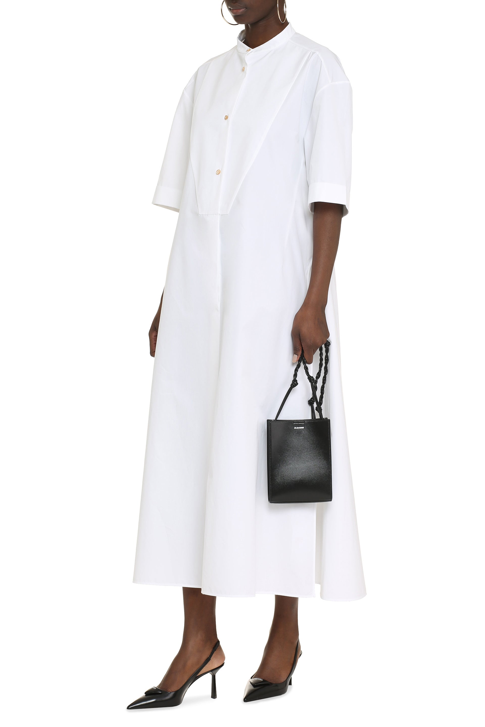 Cotton shirtdress