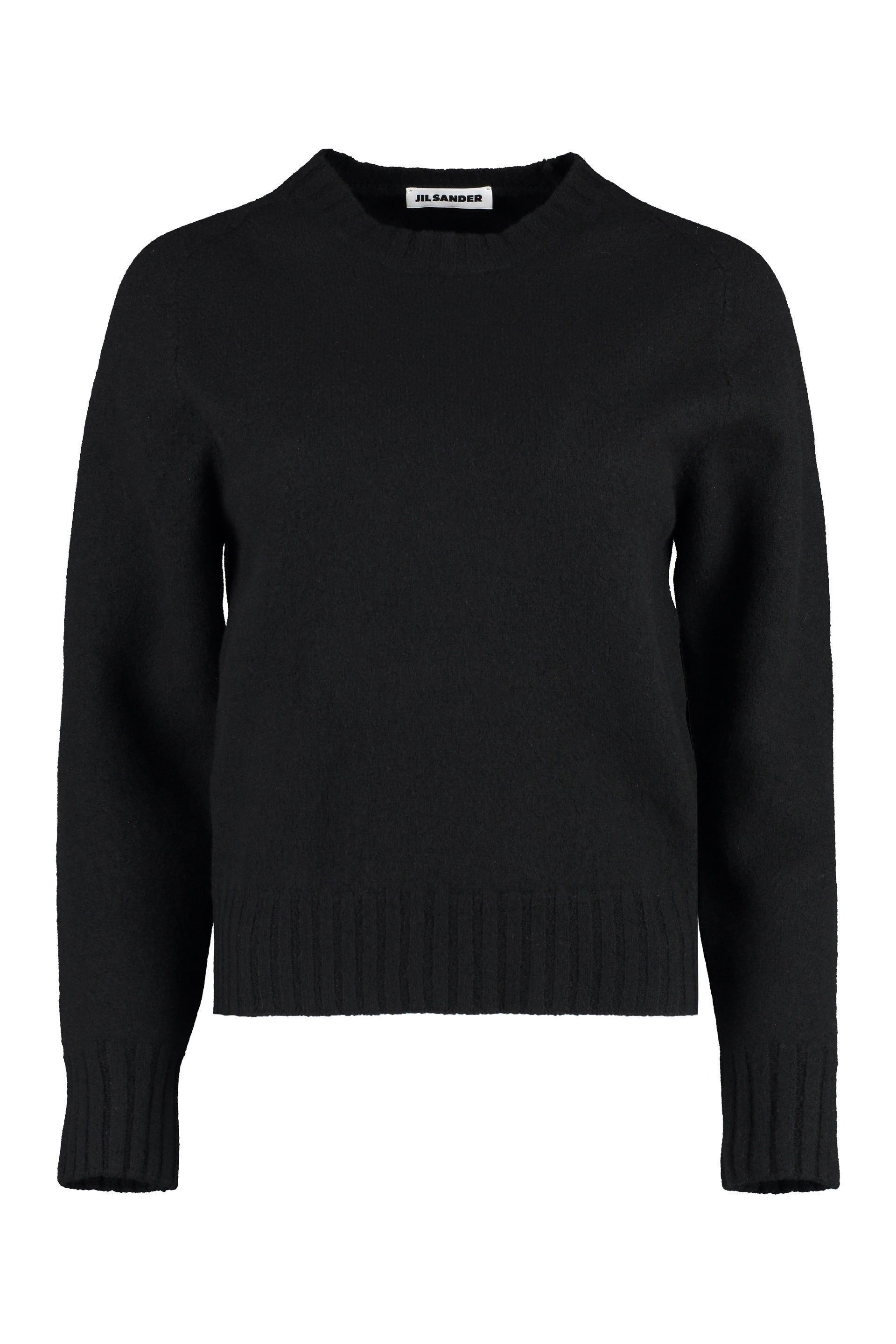 Crew-neck wool sweater