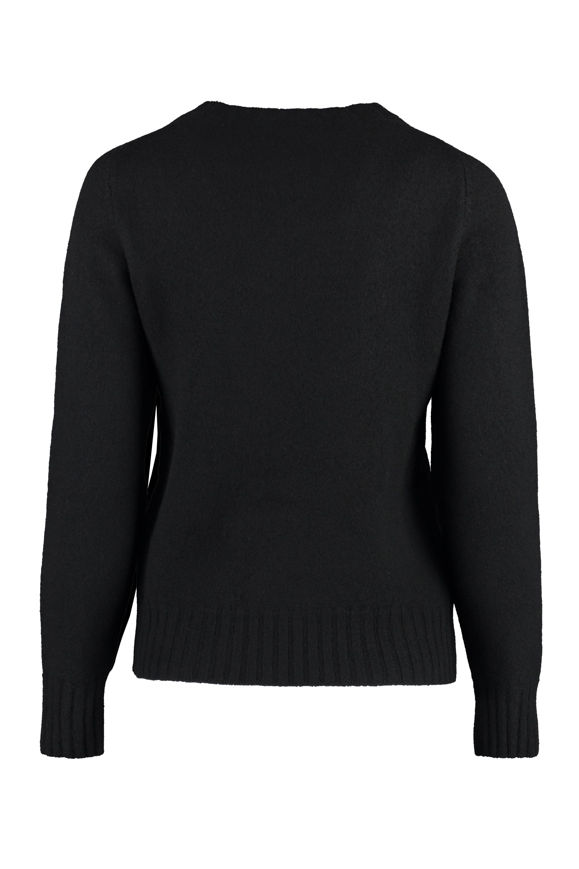 Crew-neck wool sweater