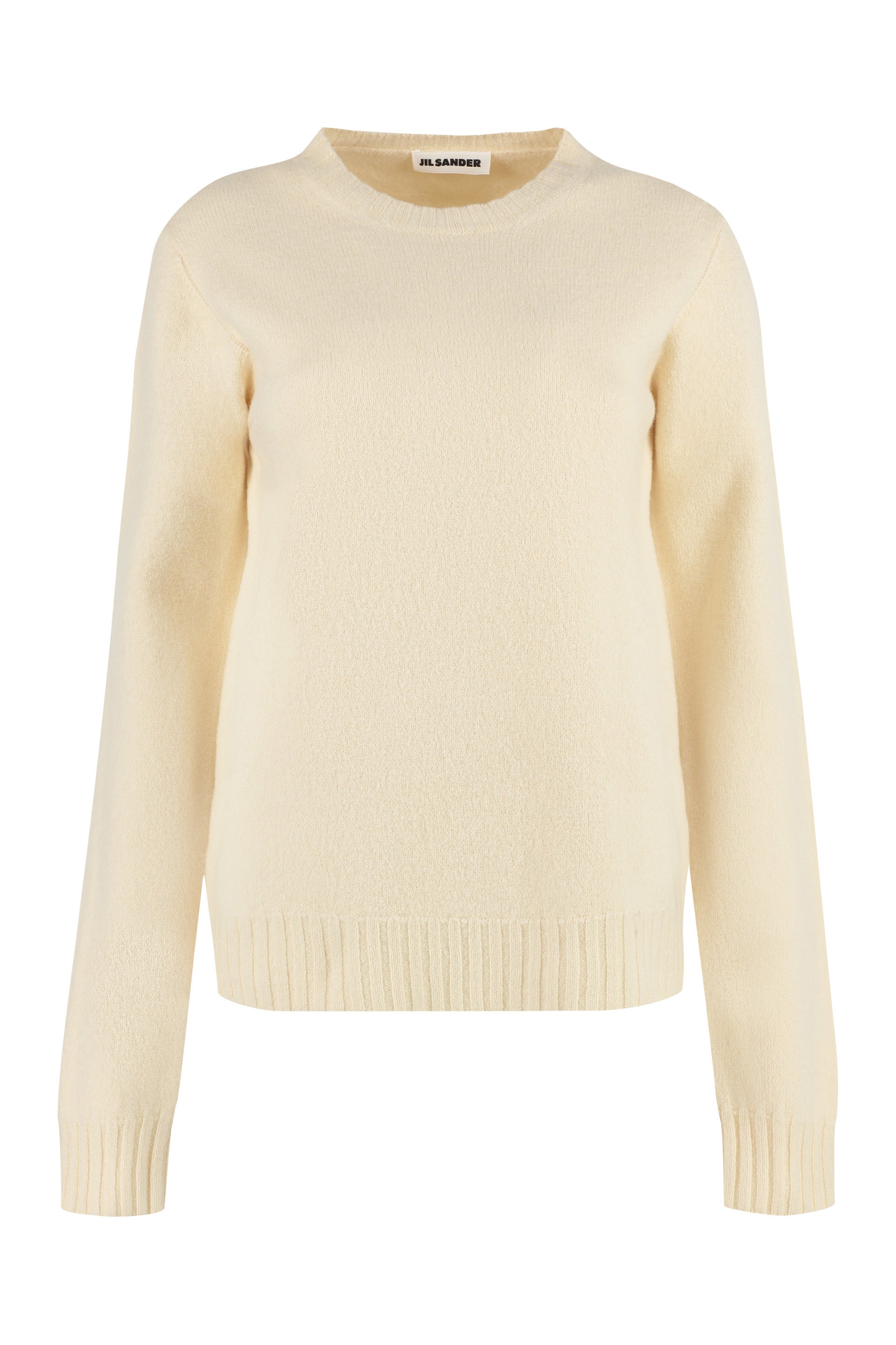 Crew-neck wool sweater