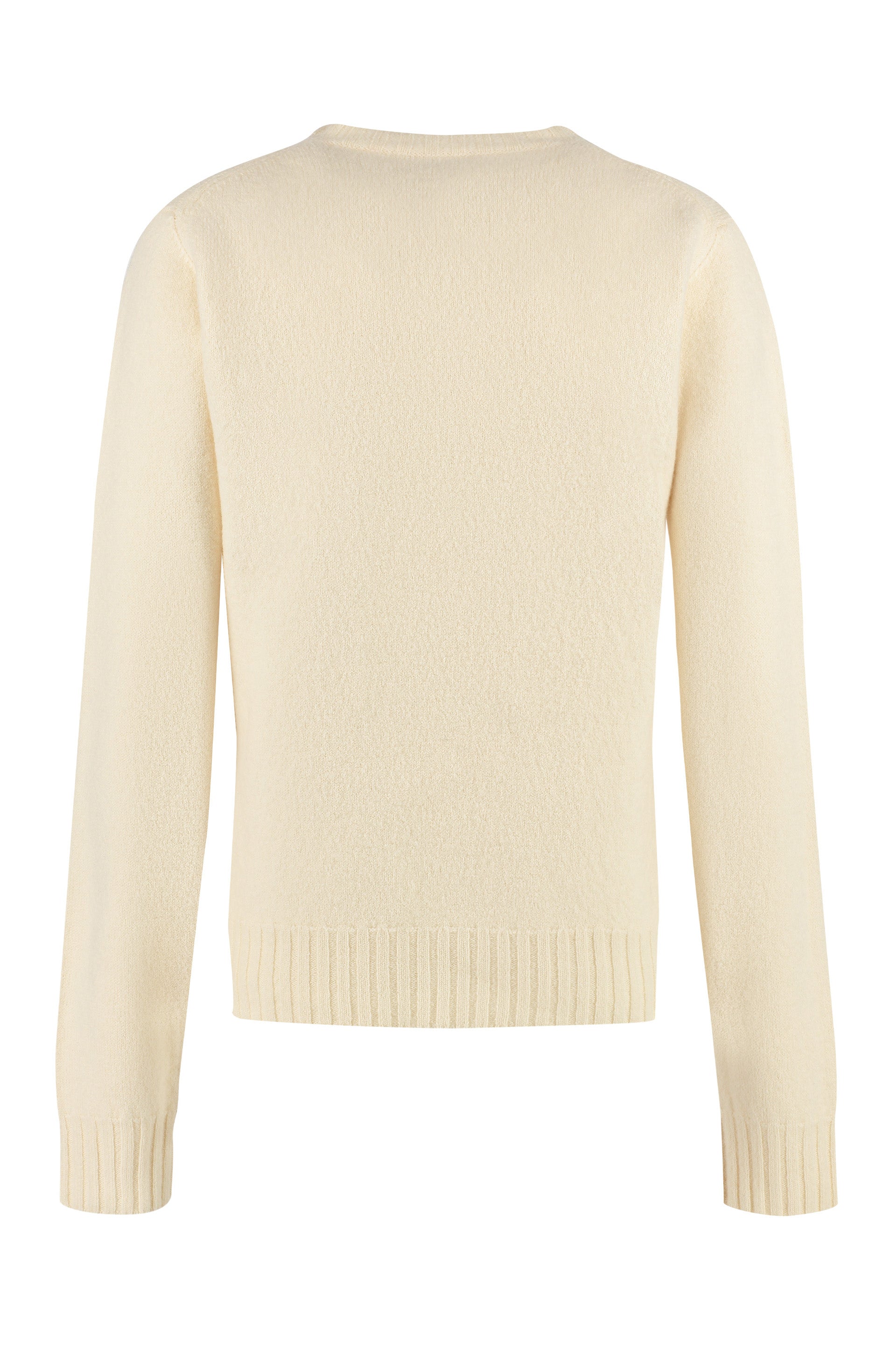 Crew-neck wool sweater