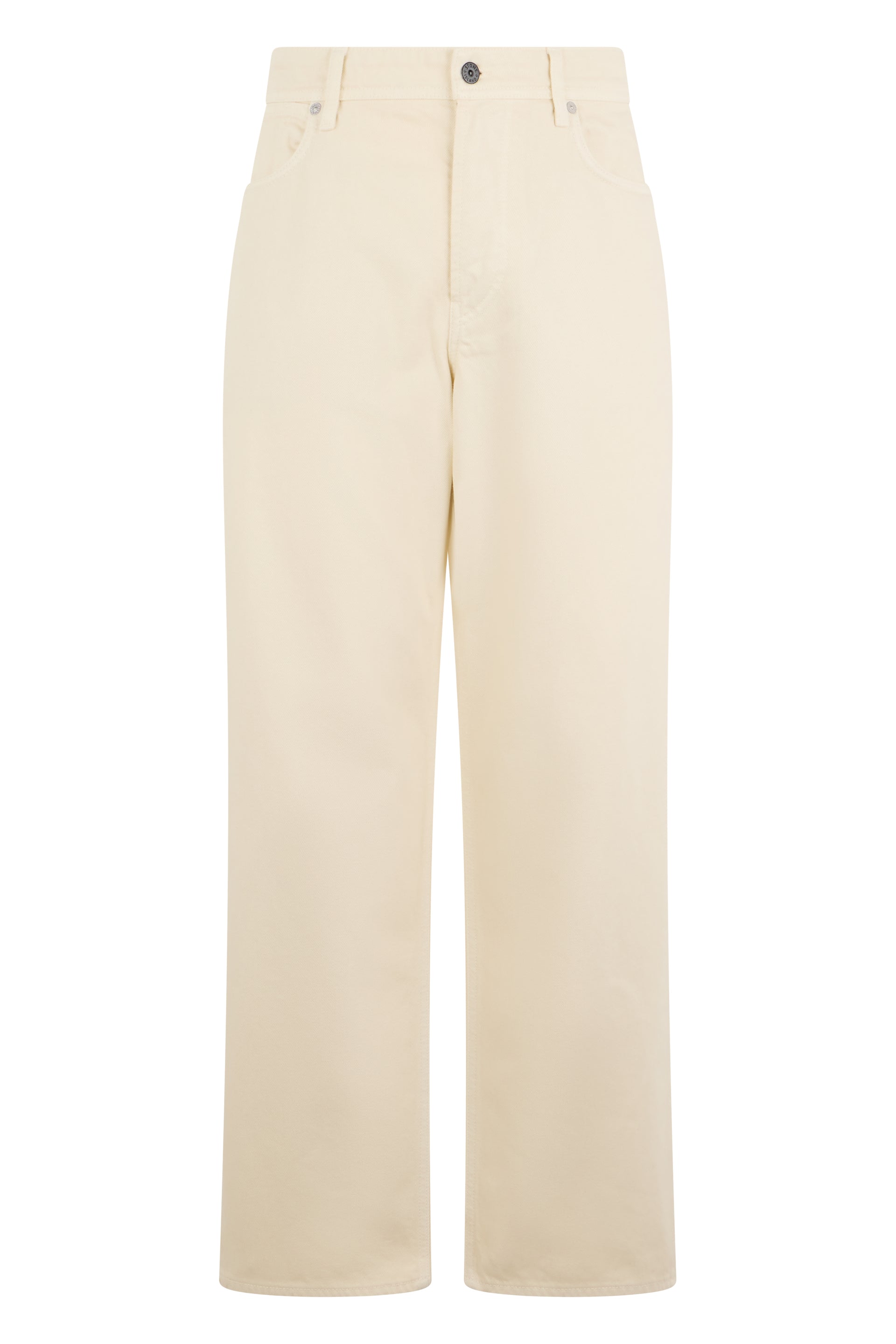 Loose and straight cotton pants