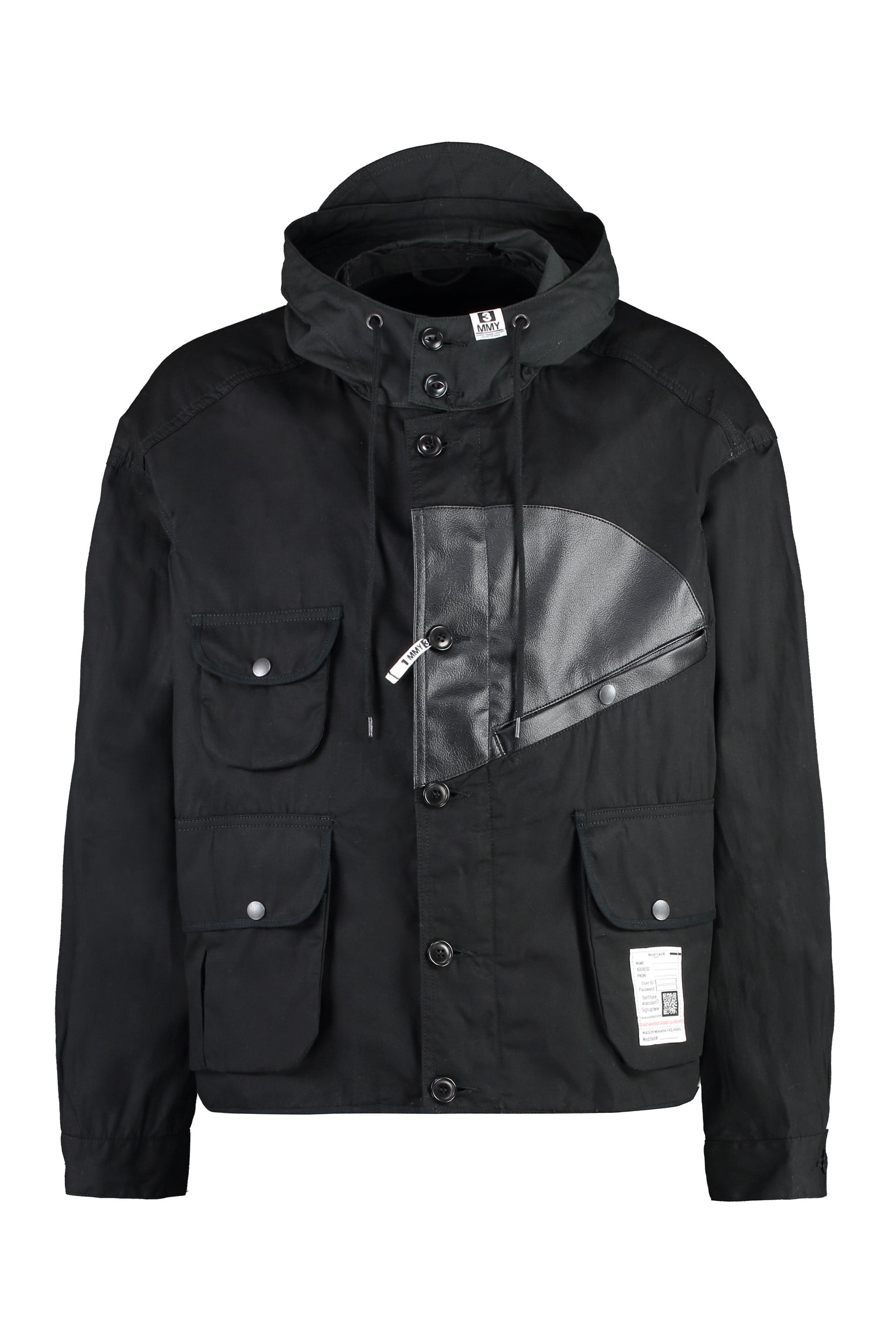 Hooded windbreaker