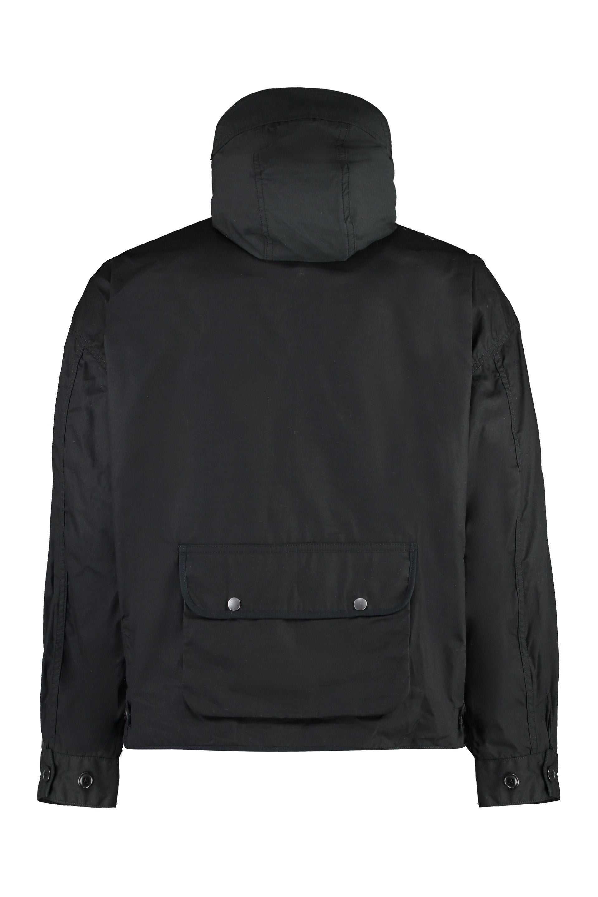 Hooded windbreaker